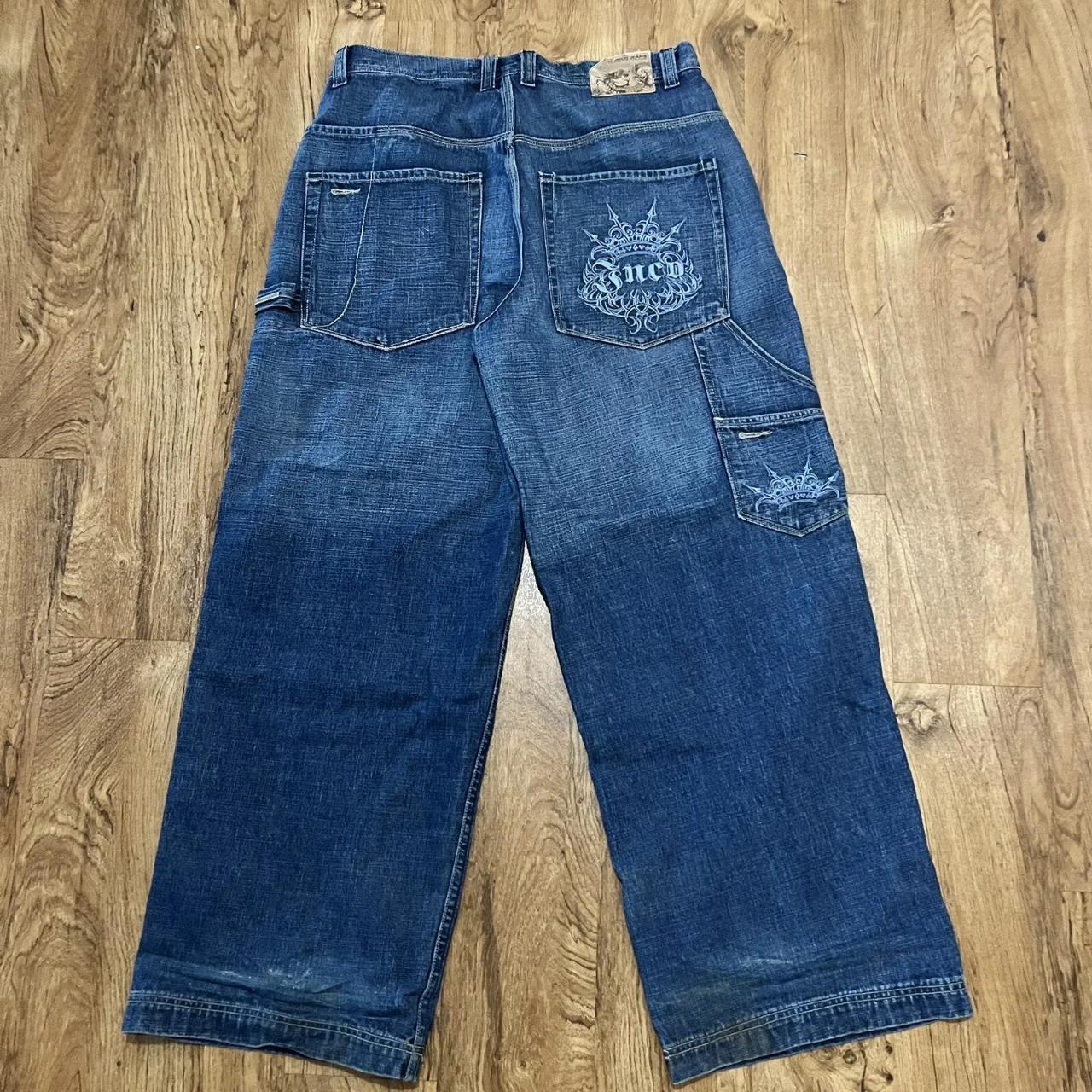 Vintage jnco jeans 36x32 used Check Description - Depop