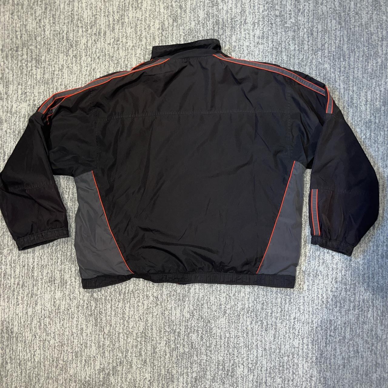 Black and red vintage Wilson windbreaker, men’s size... - Depop