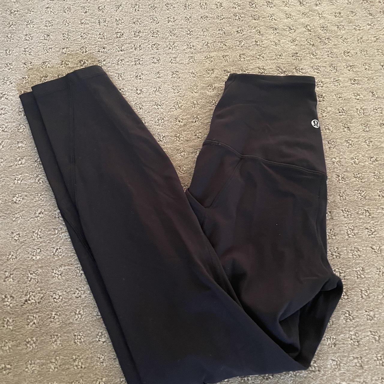 Lululemon Align Pant 28 Size 0 Dark Red - Depop