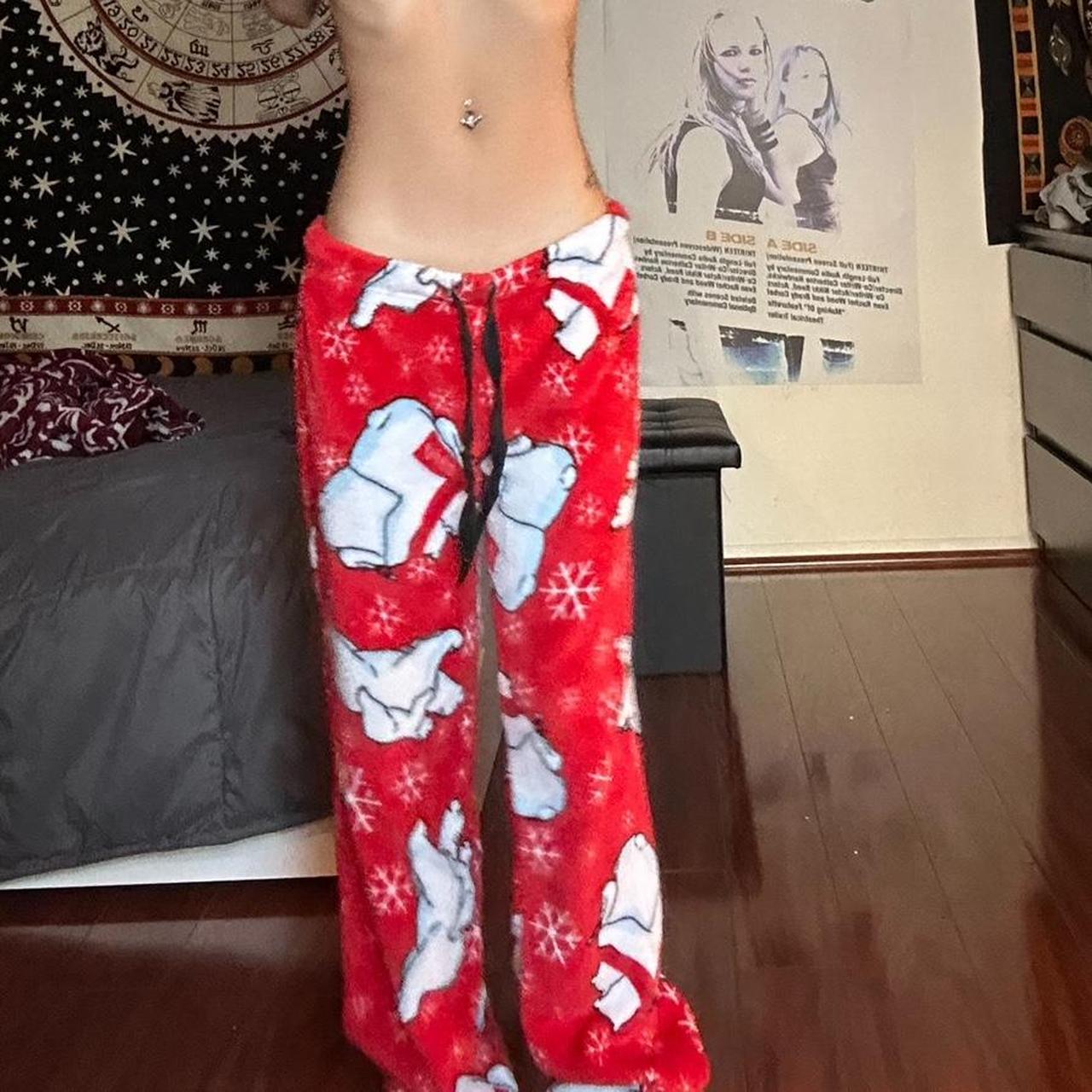 Lachinita Womens Plus Size Cotton Pajamas Lachinita Red Silk