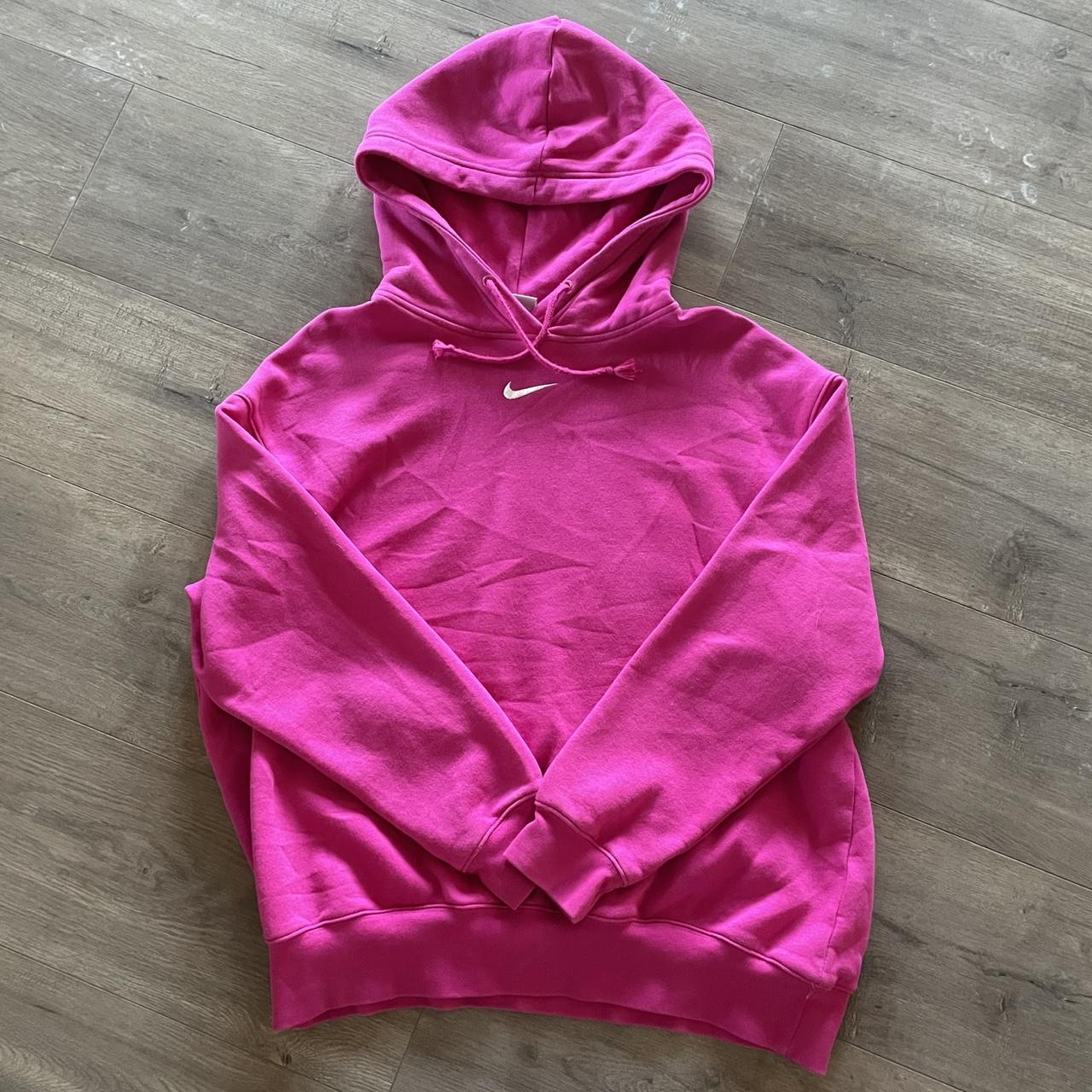 pink nike hoodie