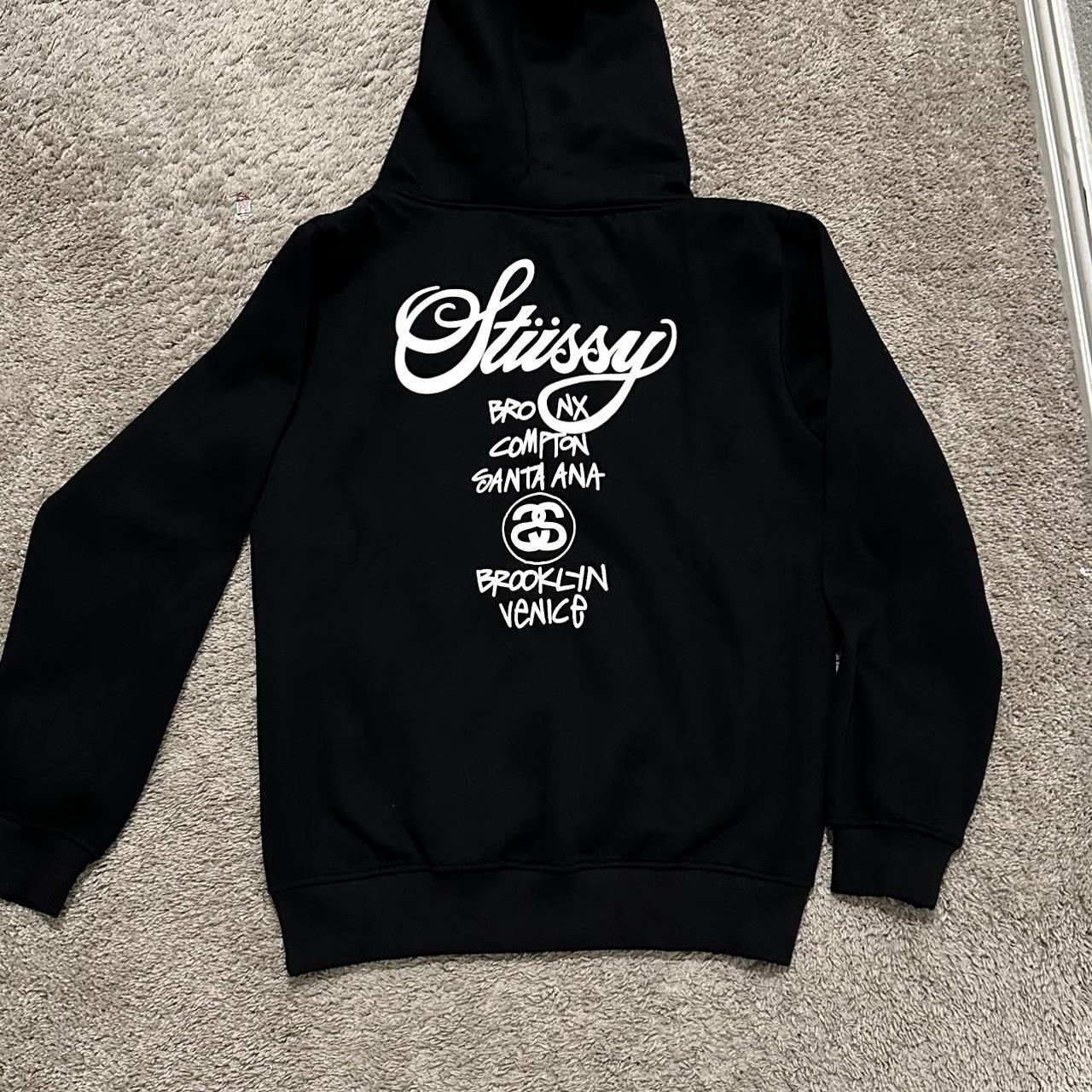 Stussy world tour hoodie Not my style anymore, just... - Depop