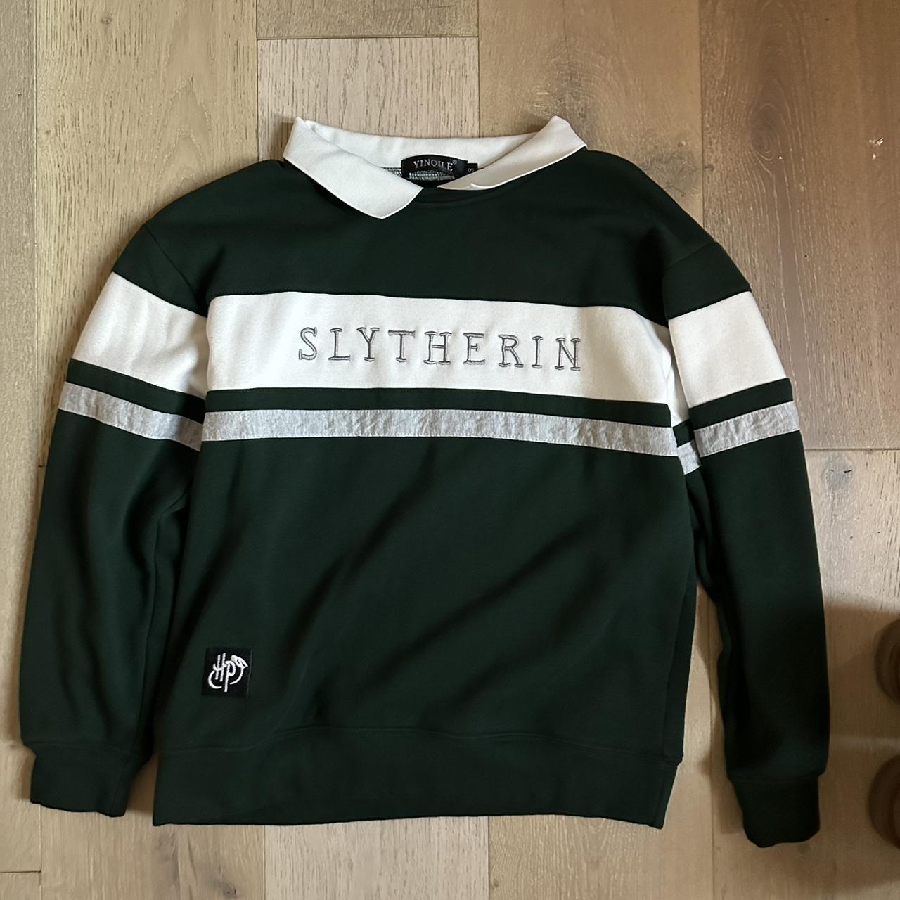 Slytherin sweater with collar sale