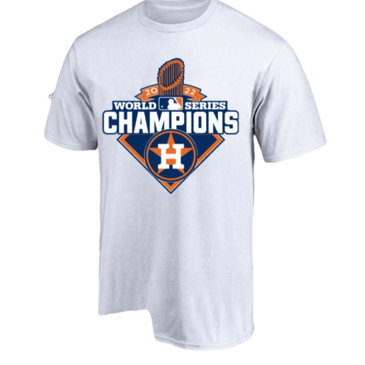 Houston Astros World Series 2022 Champs T-Shirt Due - Depop