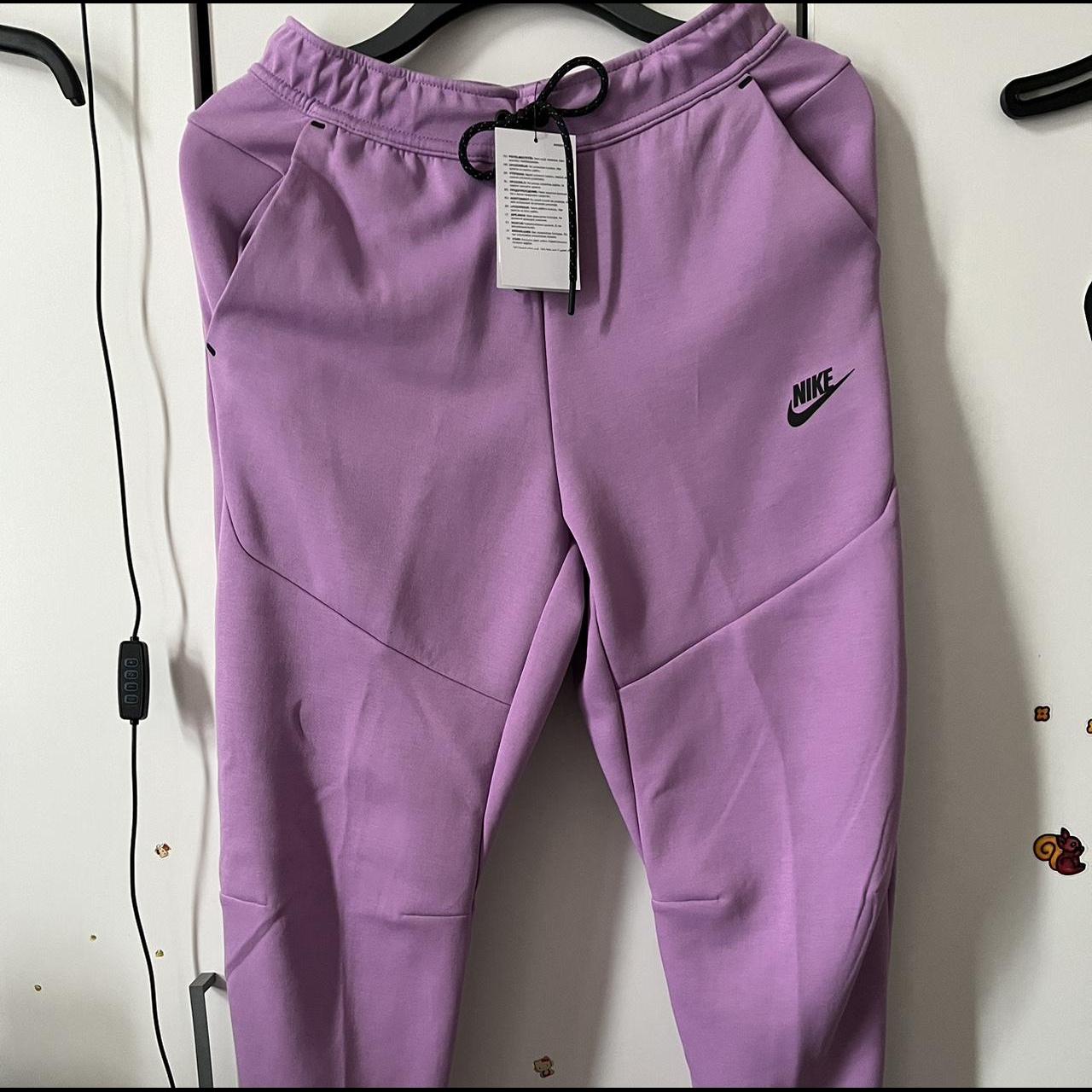 Nike tech fleece outlet joggers purple