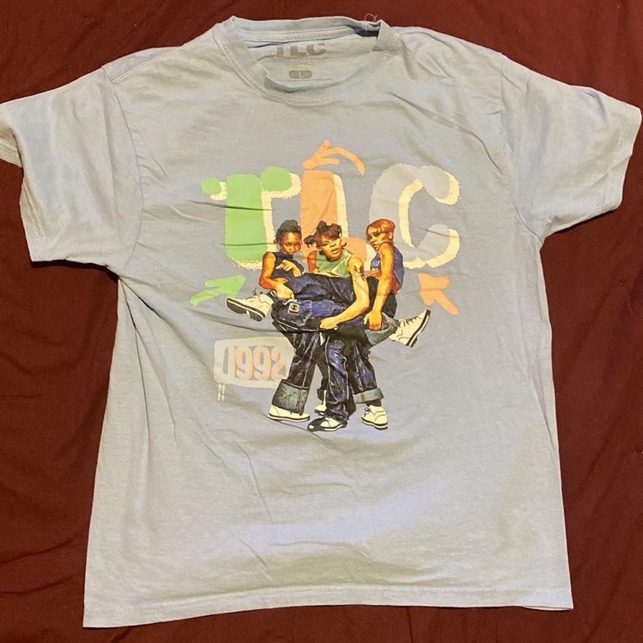 Vintage Long Beach T-Shirt Grey Medium on TLC Tag - Depop