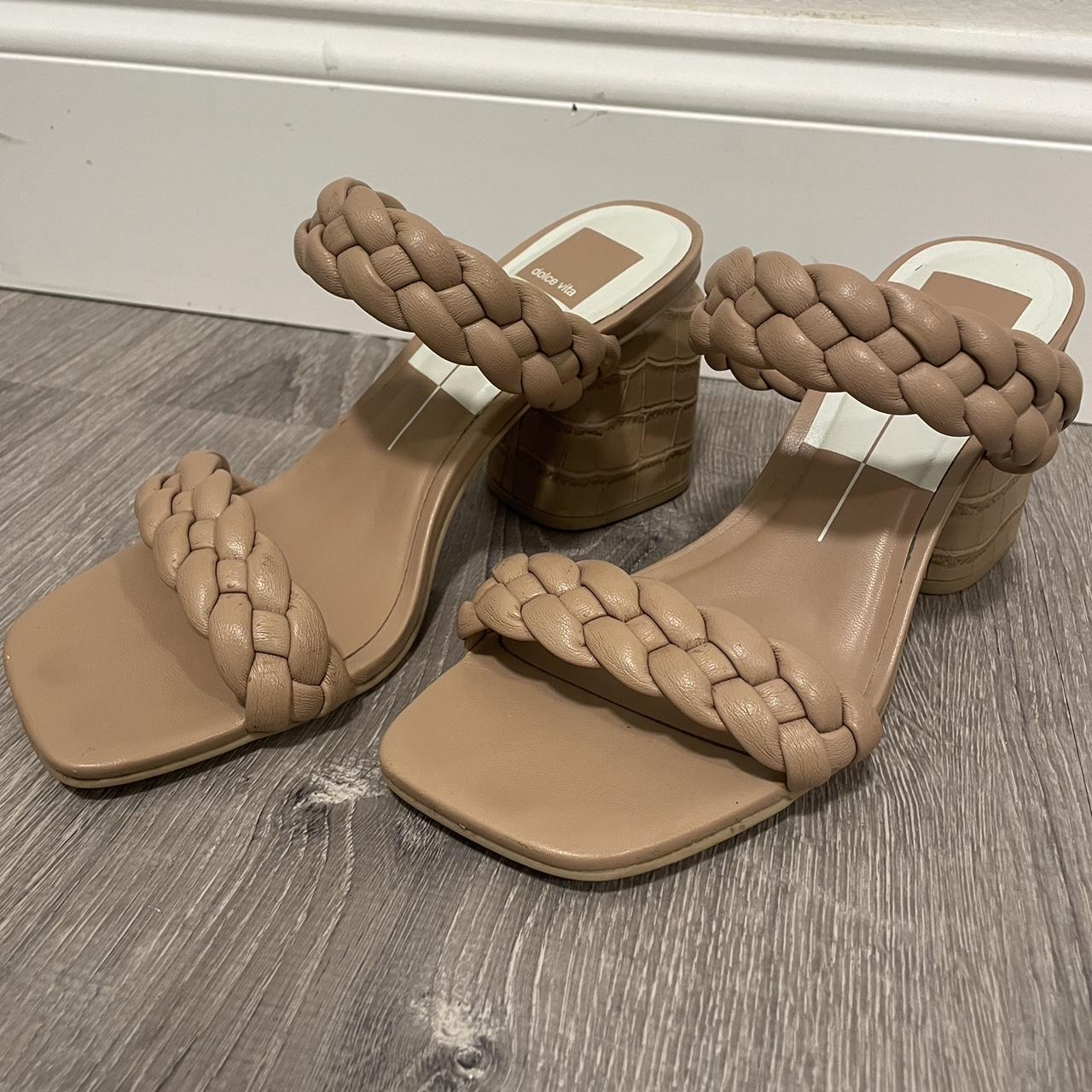dolce vita braided heels