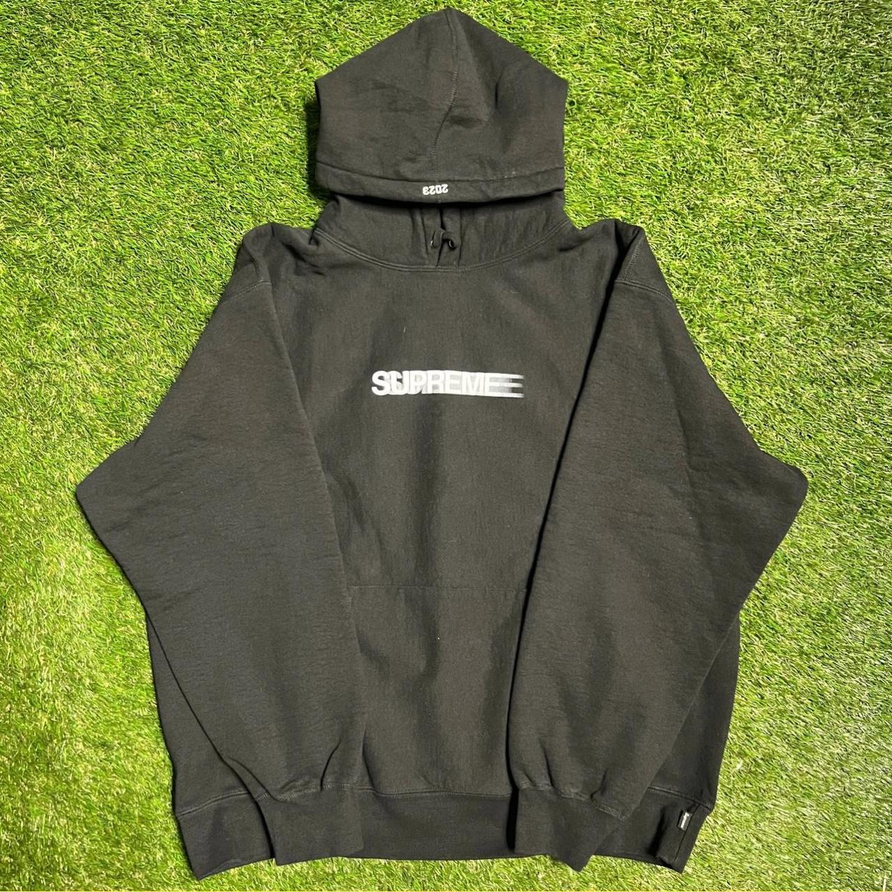 Supreme motion discount logo hoodie black