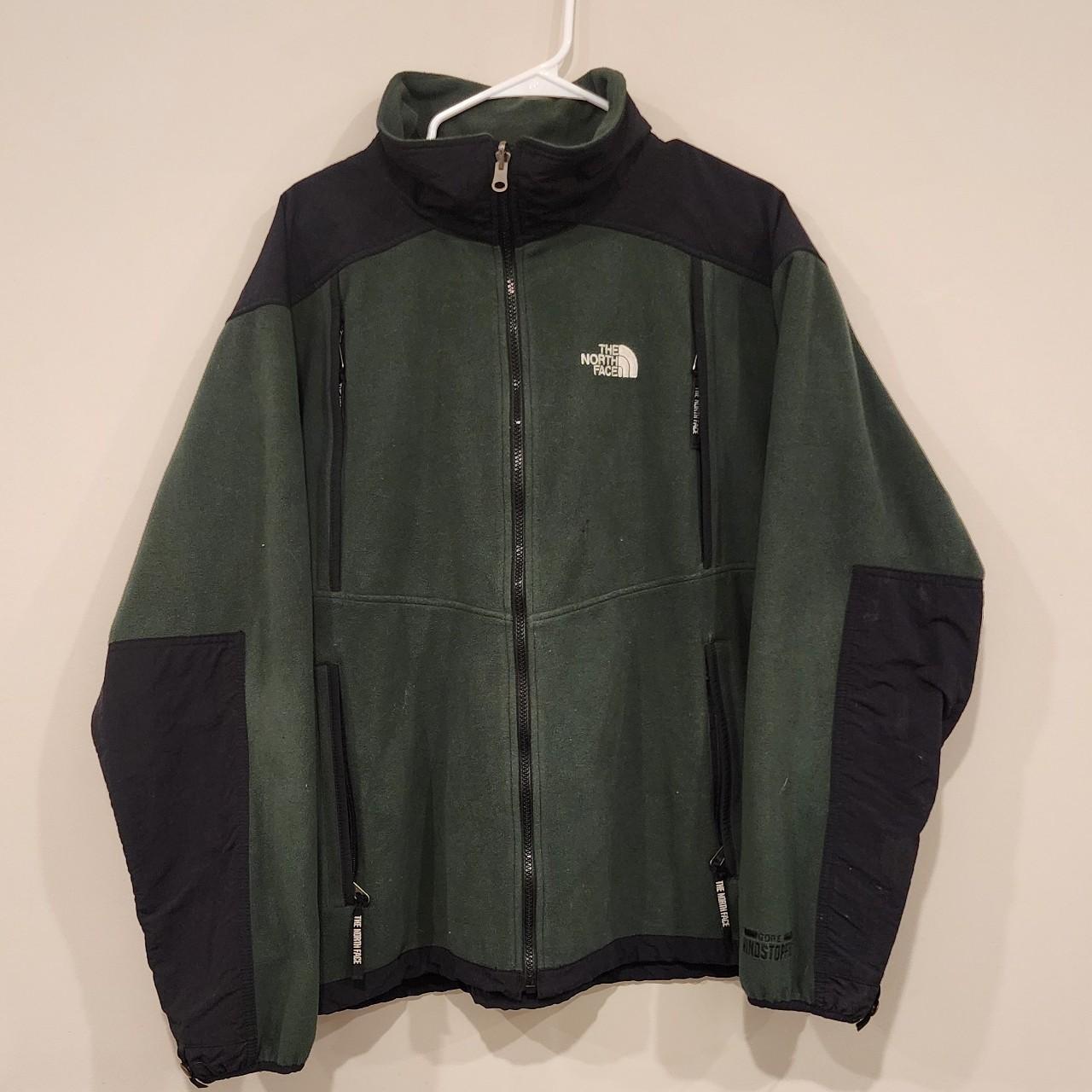 Xl green Men's North Face jacket - Depop