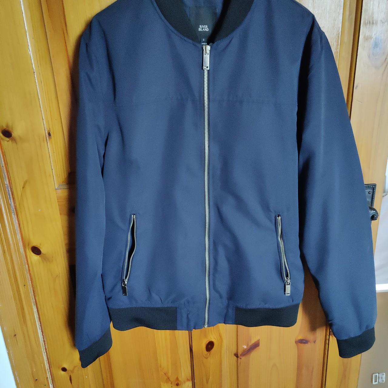 Light Harrington jacket Topman Depop