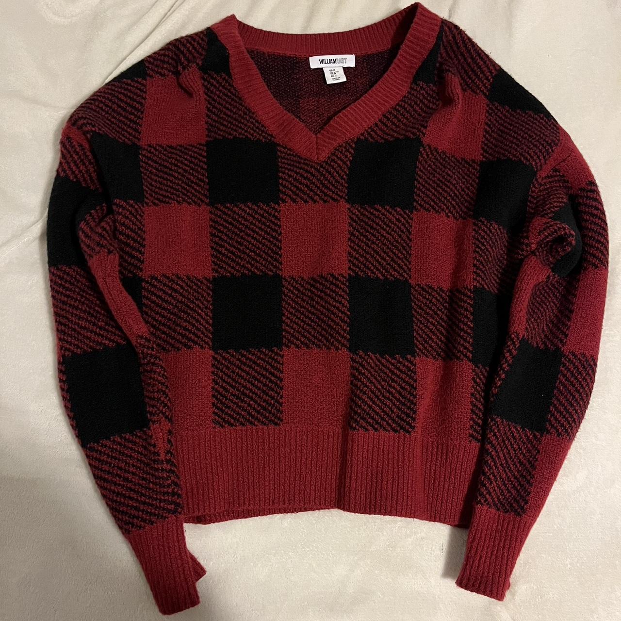red and black nike sweater