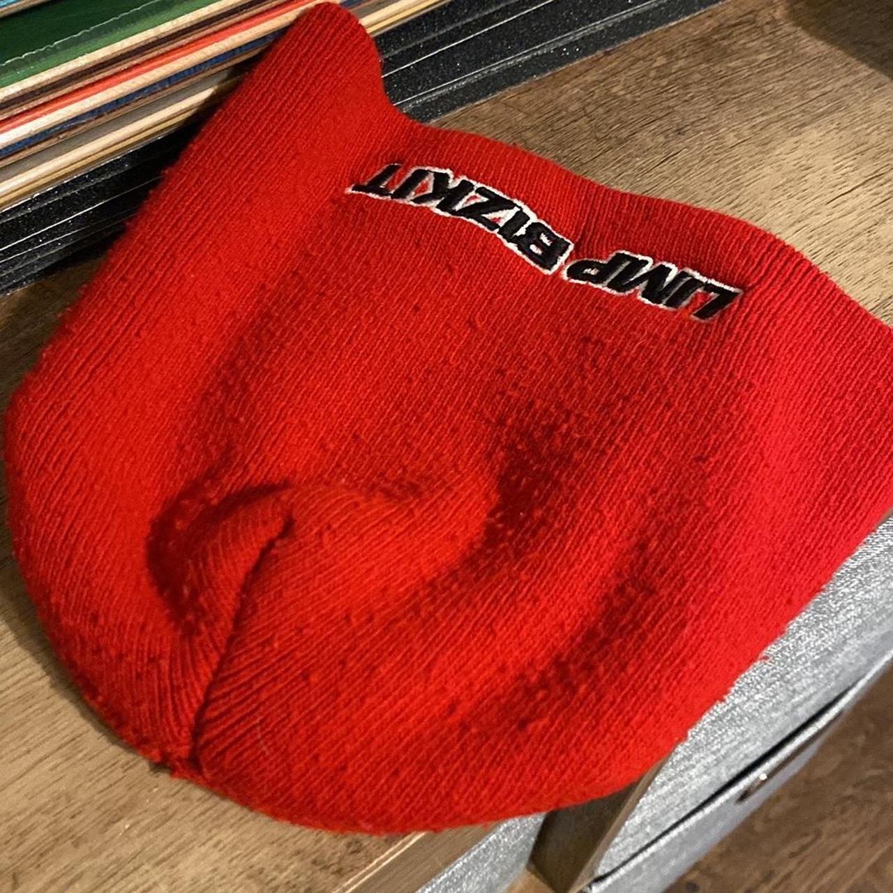 Vintage Limp Bizkit Red Beanie #limpbizkit #rock | Depop