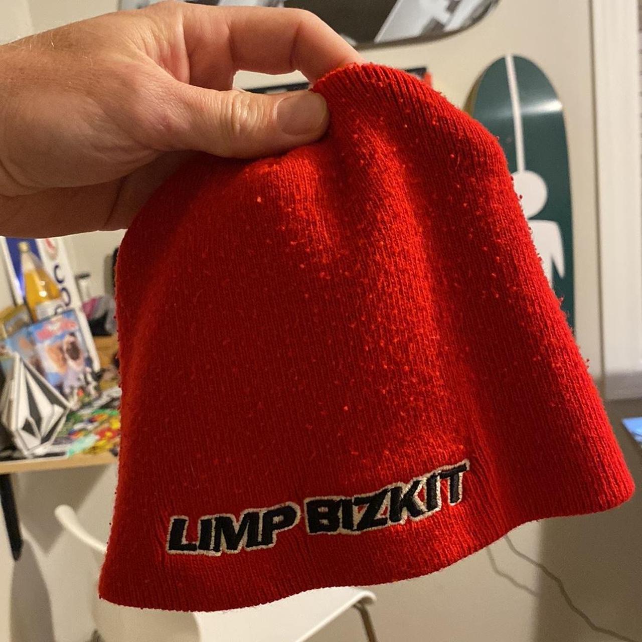 Vintage Limp Bizkit Red Beanie #limpbizkit #rock | Depop