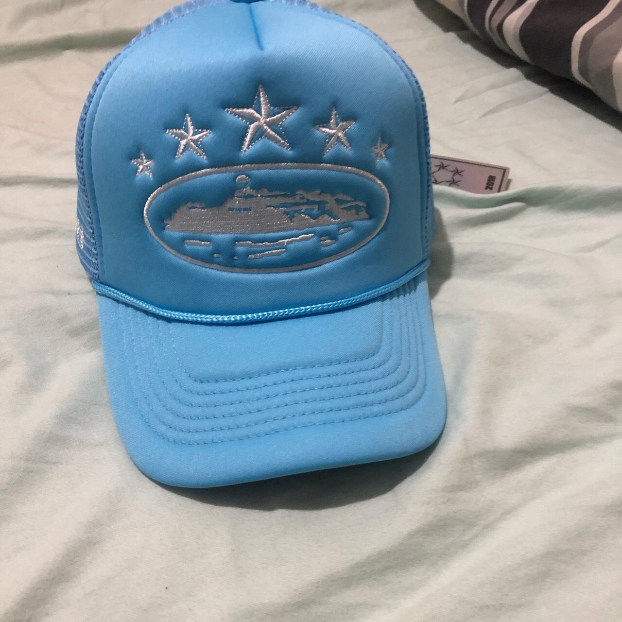 5 star Alcatraz trucker hat baby blue (Brand | Depop