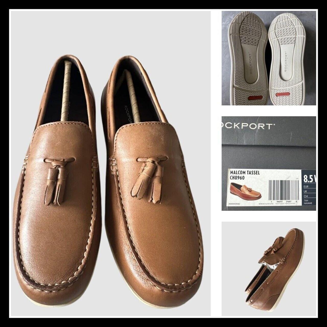 The Rockport Malcom Tassel is a slip on loafer made. Depop