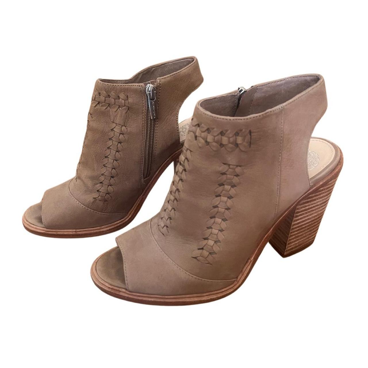 vince camuto woven bootie