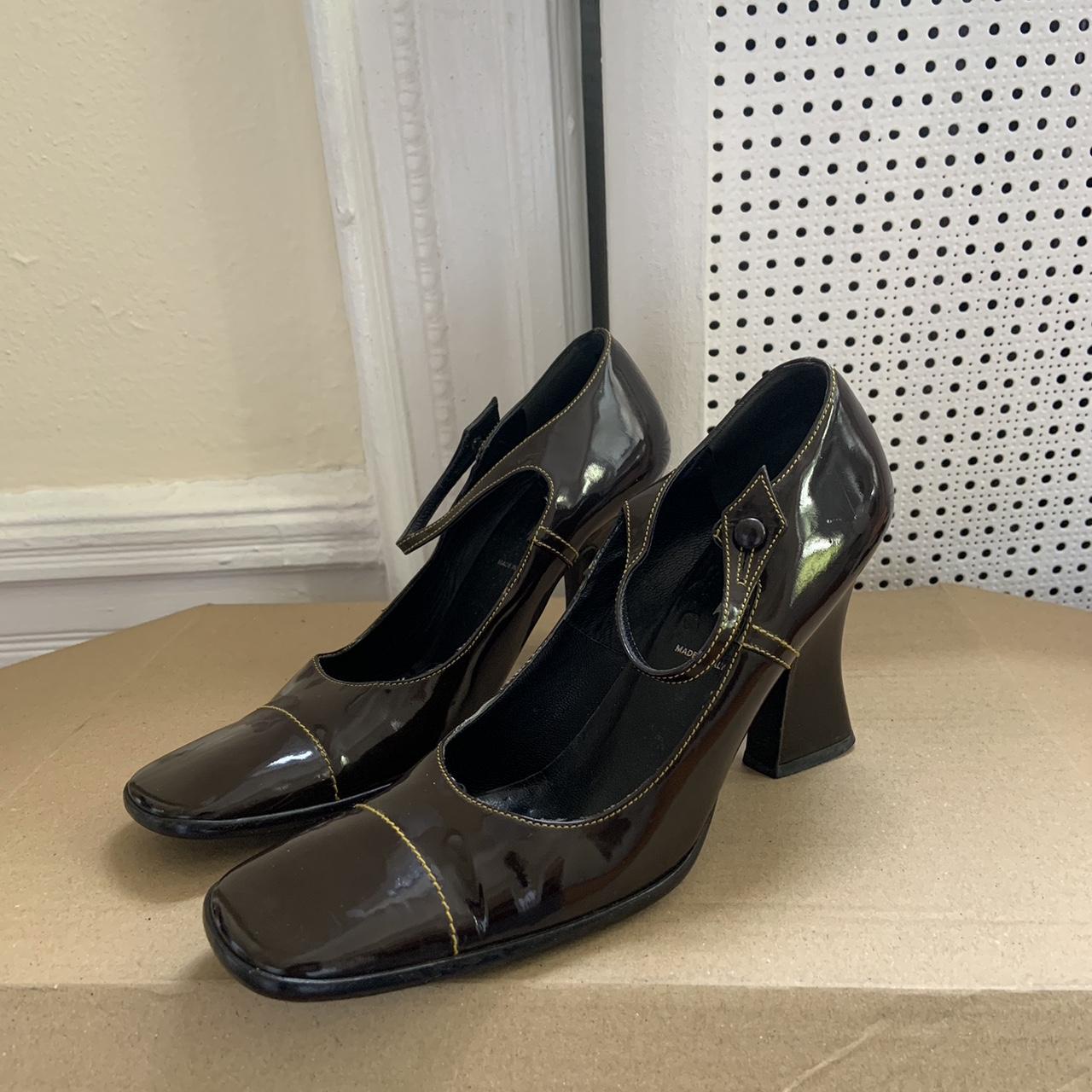 Prada Mary Jane patent pumps 1998 *IMP‼️the price | Depop