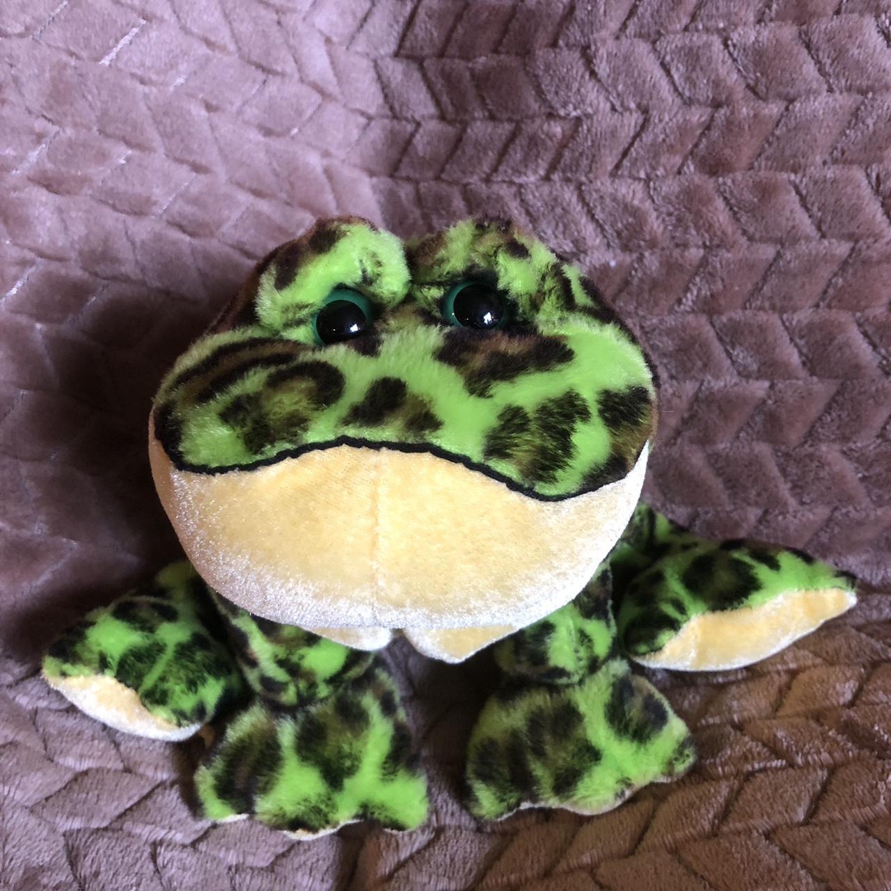 Webkinz bullfrog. Tush tag is worn. Preowned, no... - Depop