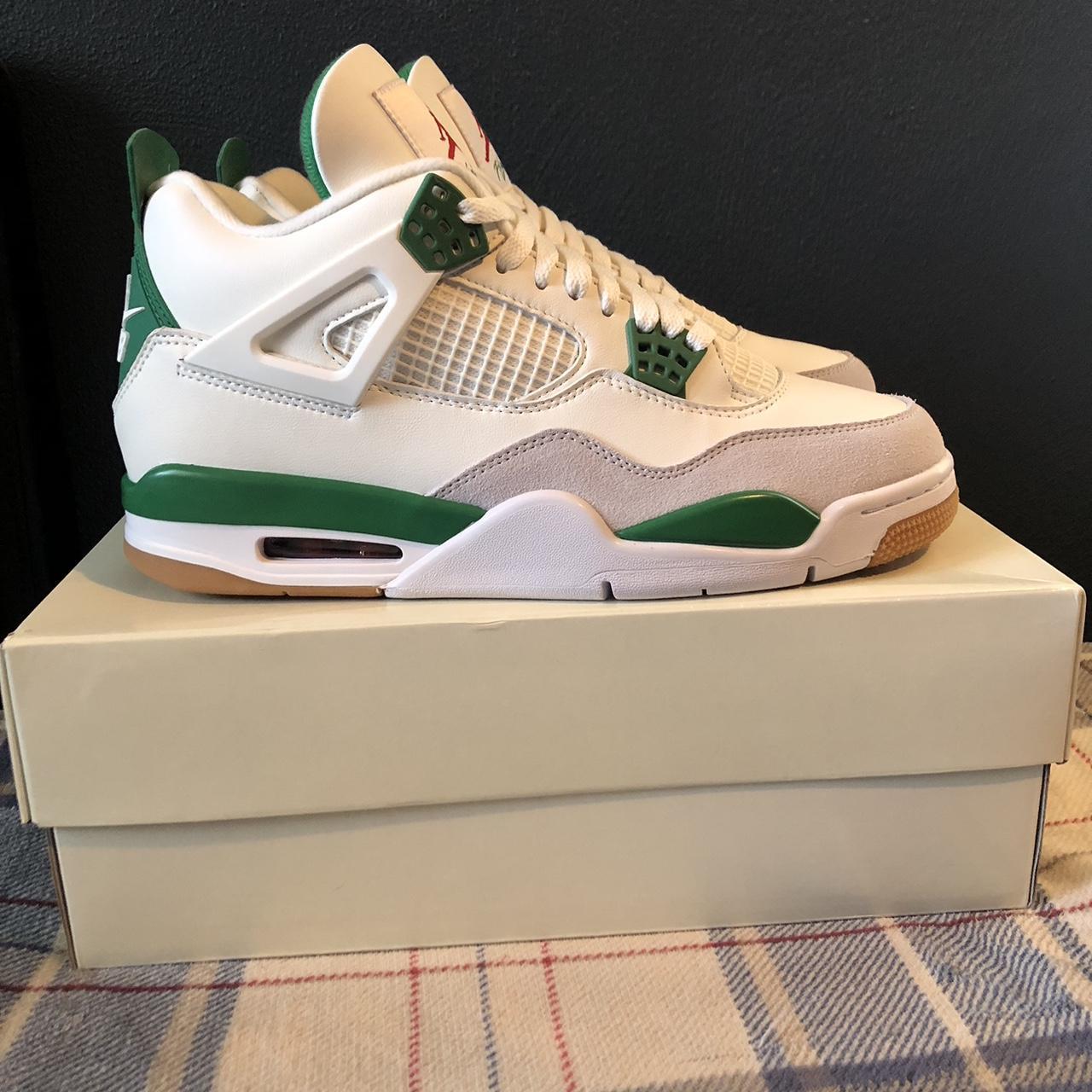 Pine Green Jordan 4’s size 11 Comes w/ box Same... - Depop