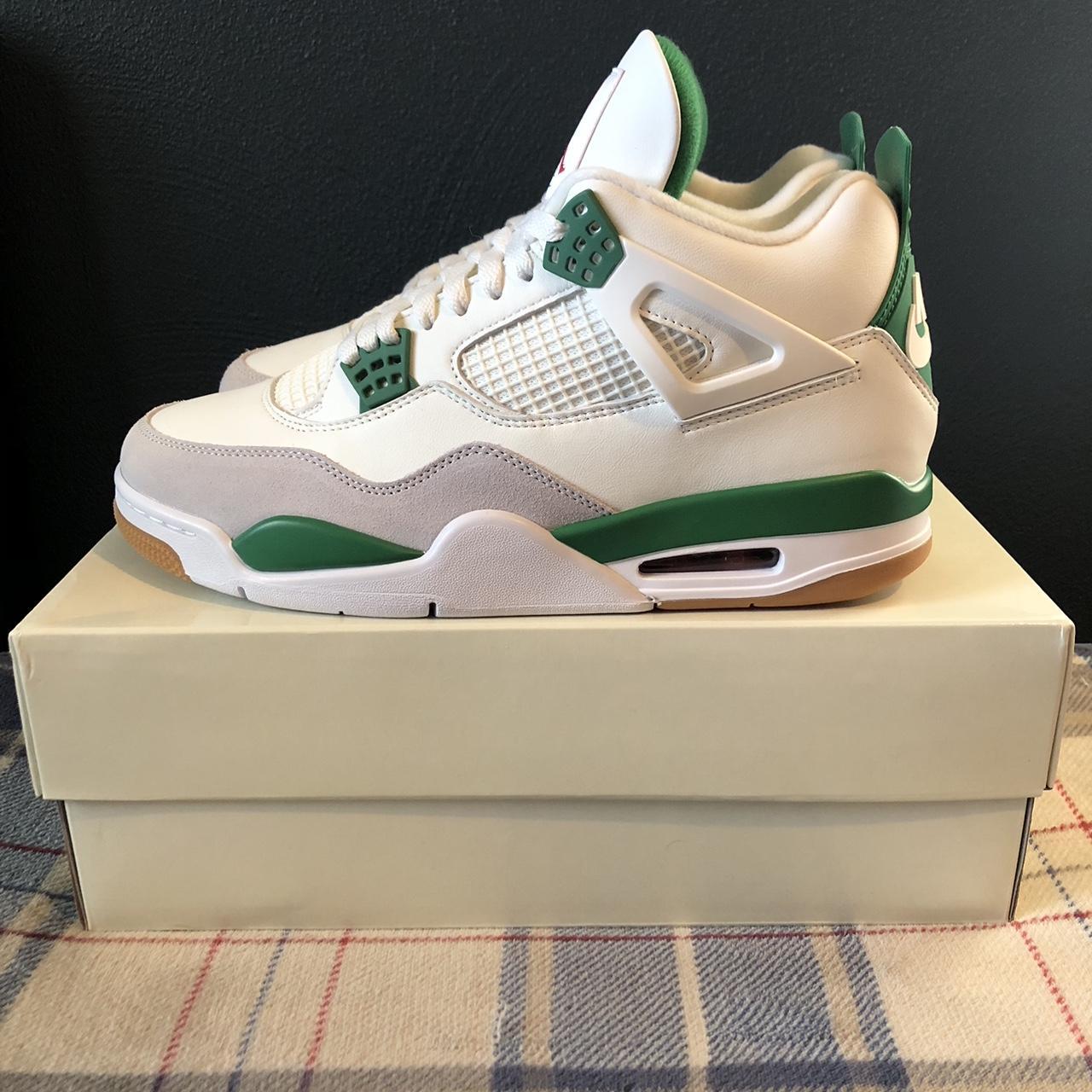 Pine Green Jordan 4’s size 11 Comes w/ box Same... - Depop