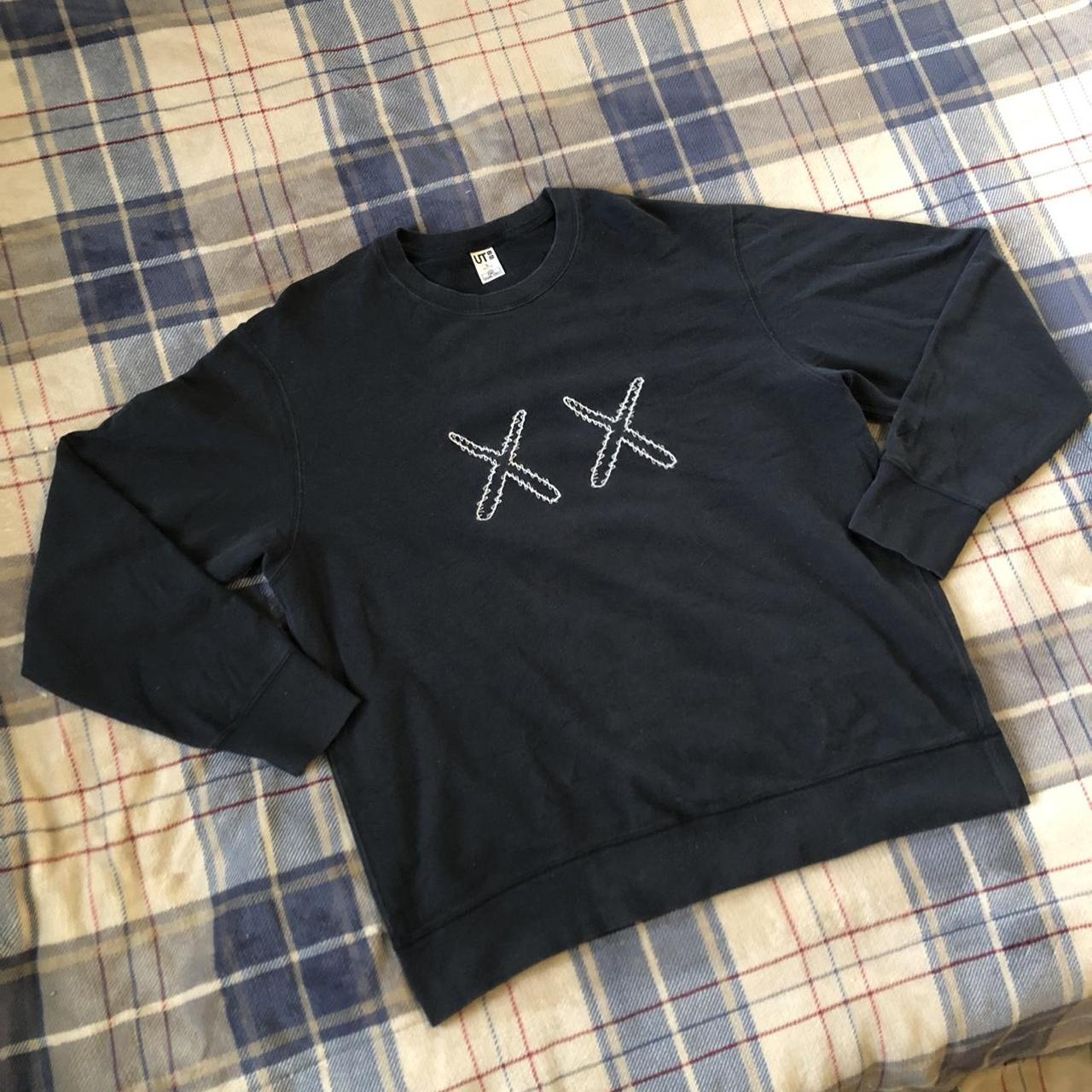 Kaws x sesame store street black sweatshirt