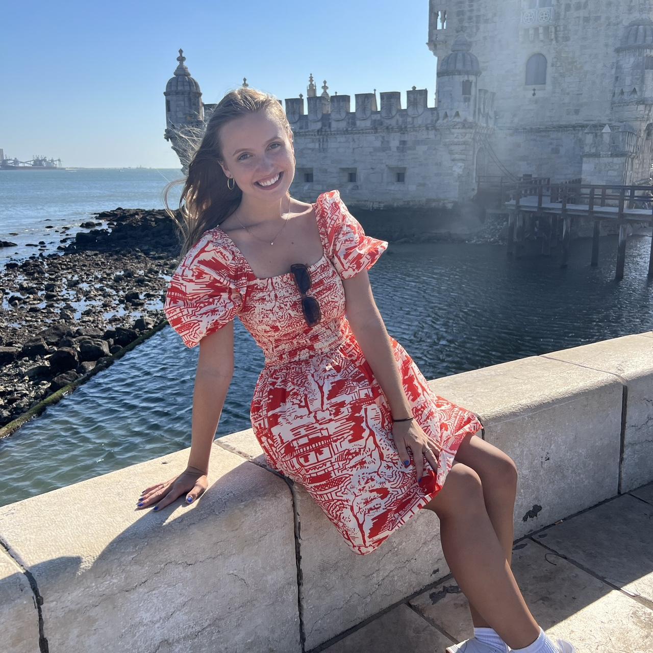 River Island Women's Dress Red/Pink S – River Island toile red