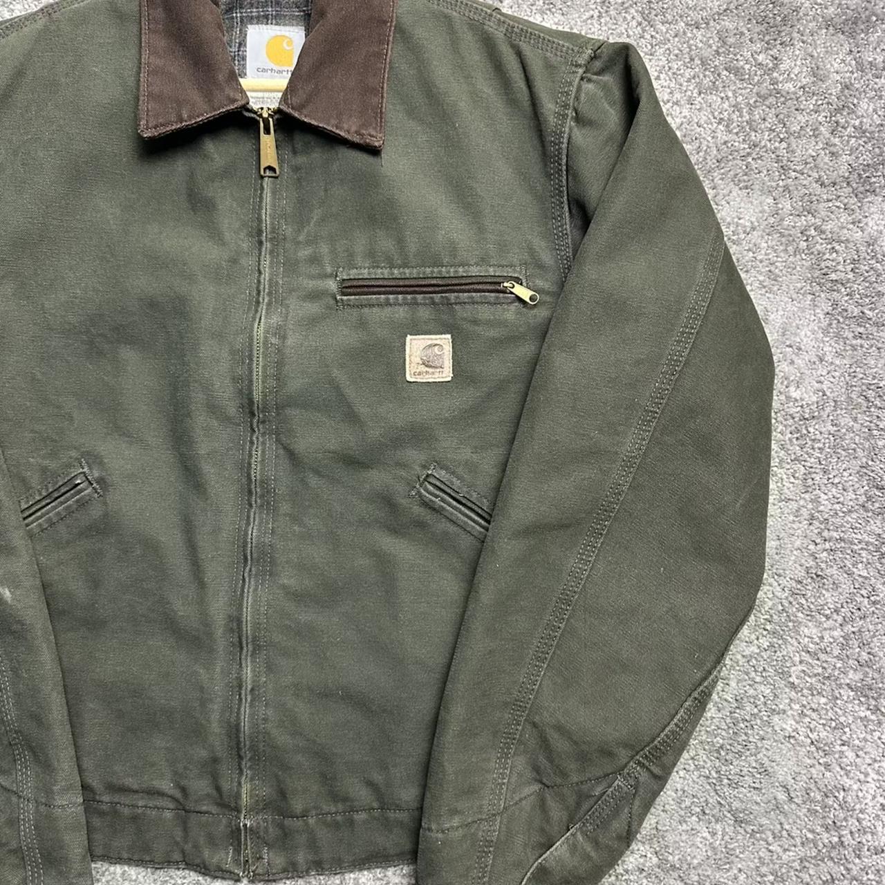 This Vintage Carhartt Detroit Jacket is a rare... - Depop