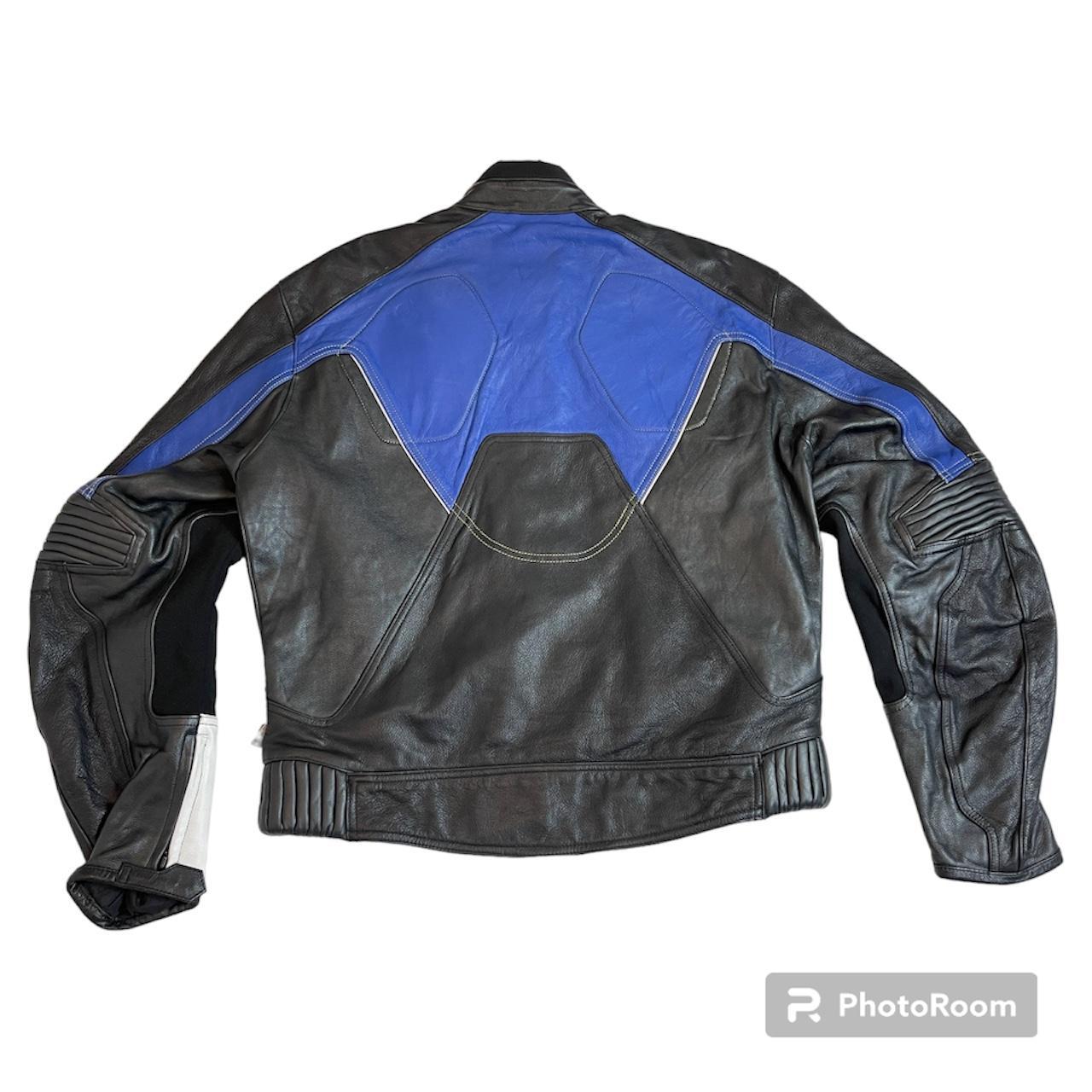 希少 Vintage Blue leather Jacket スタジャン Womens Vintage Blue Leather Jacket - Jacketstown