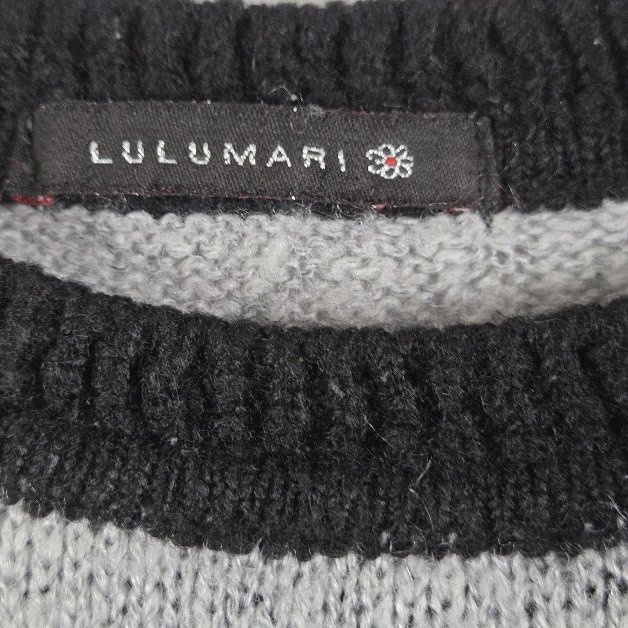 Source Unknown Women's Sweater - Grey/Red - L – W… - image 5