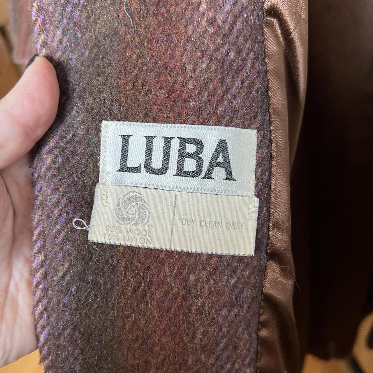 Luba Vintage Wool Coat Size small 85% wool. 15%... - Depop