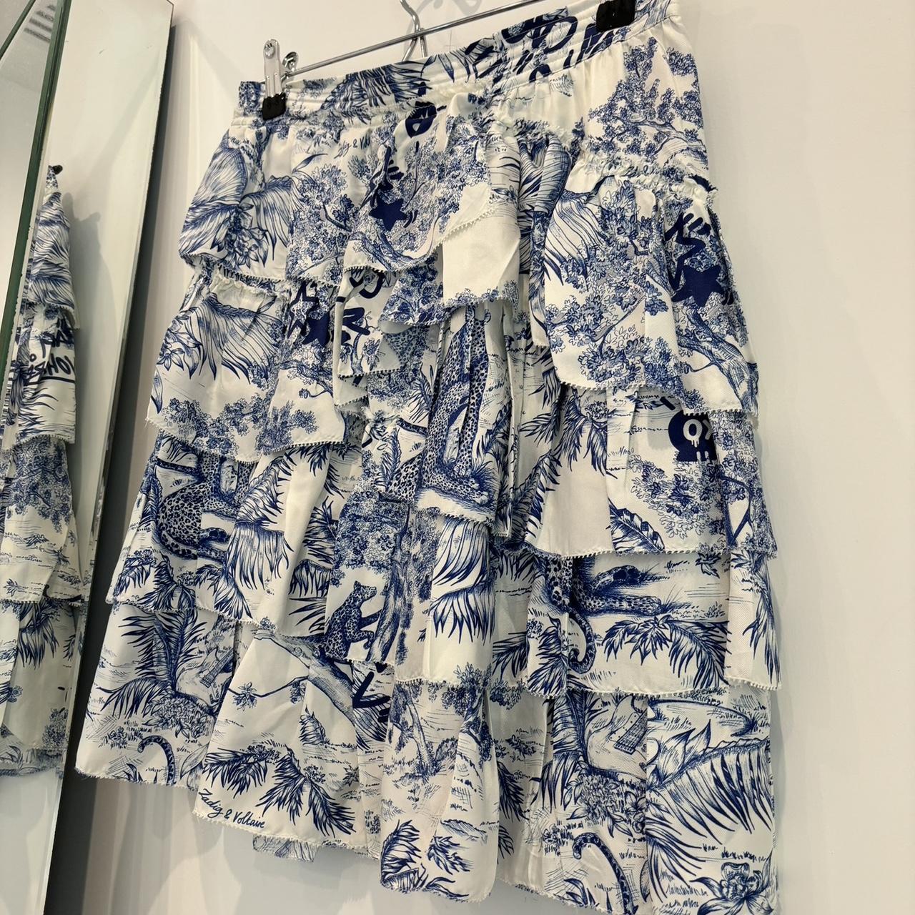 Zadig & Voltaire Printed Ruffled Skirt. Got it | Depop