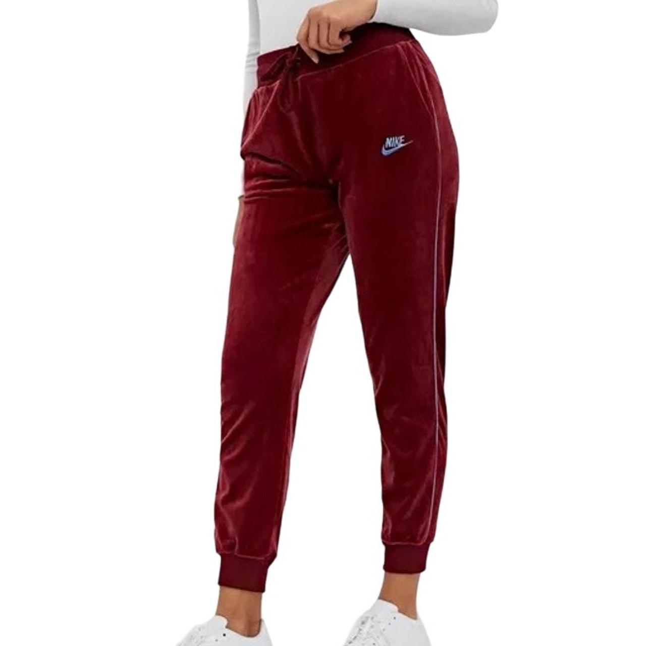 velour joggers nike