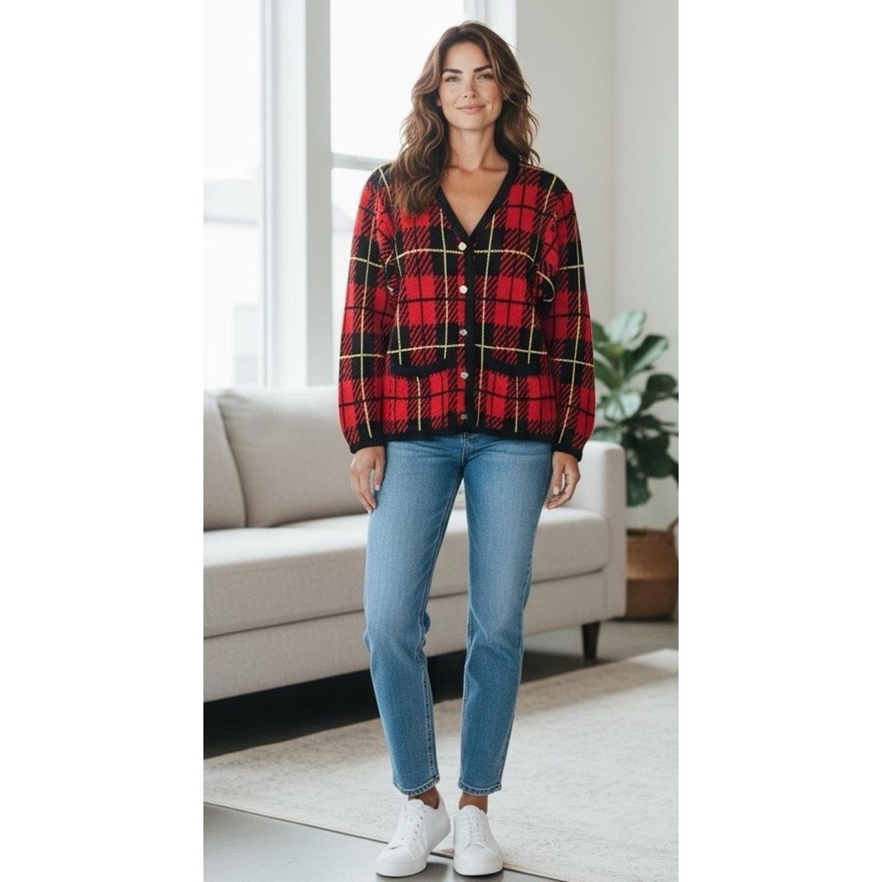 Source Unknown Women's Sweater - Red - M – VTG Co… - image 1