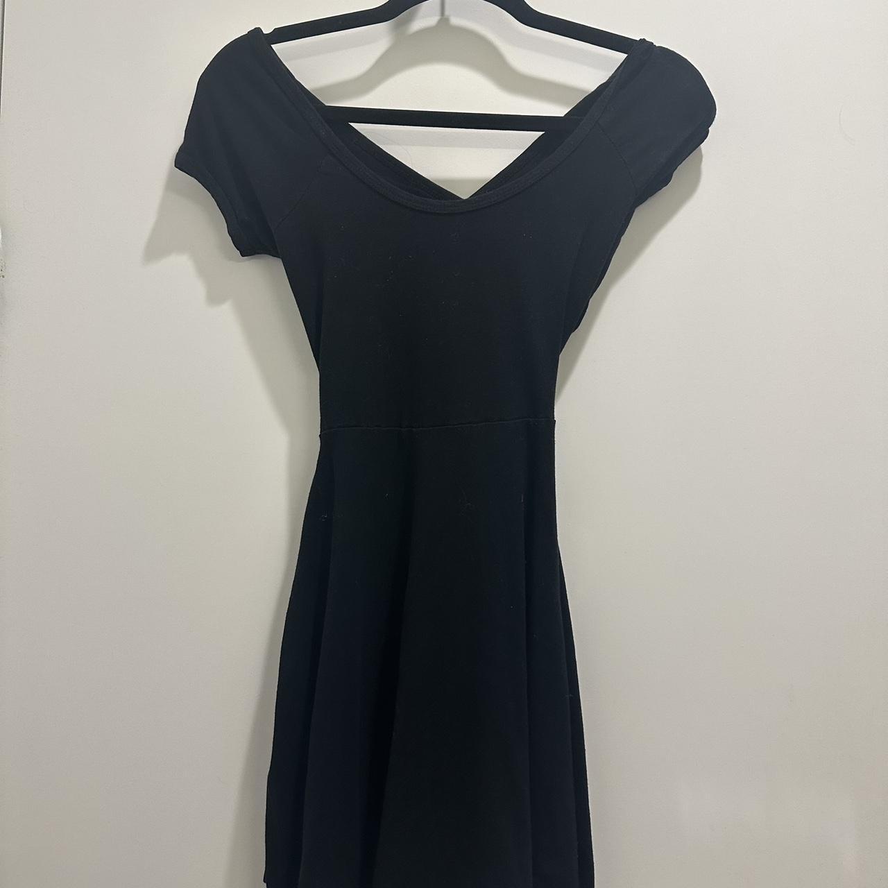 Vintage 90s “Rachel Green” style Little Black Dress. - Depop