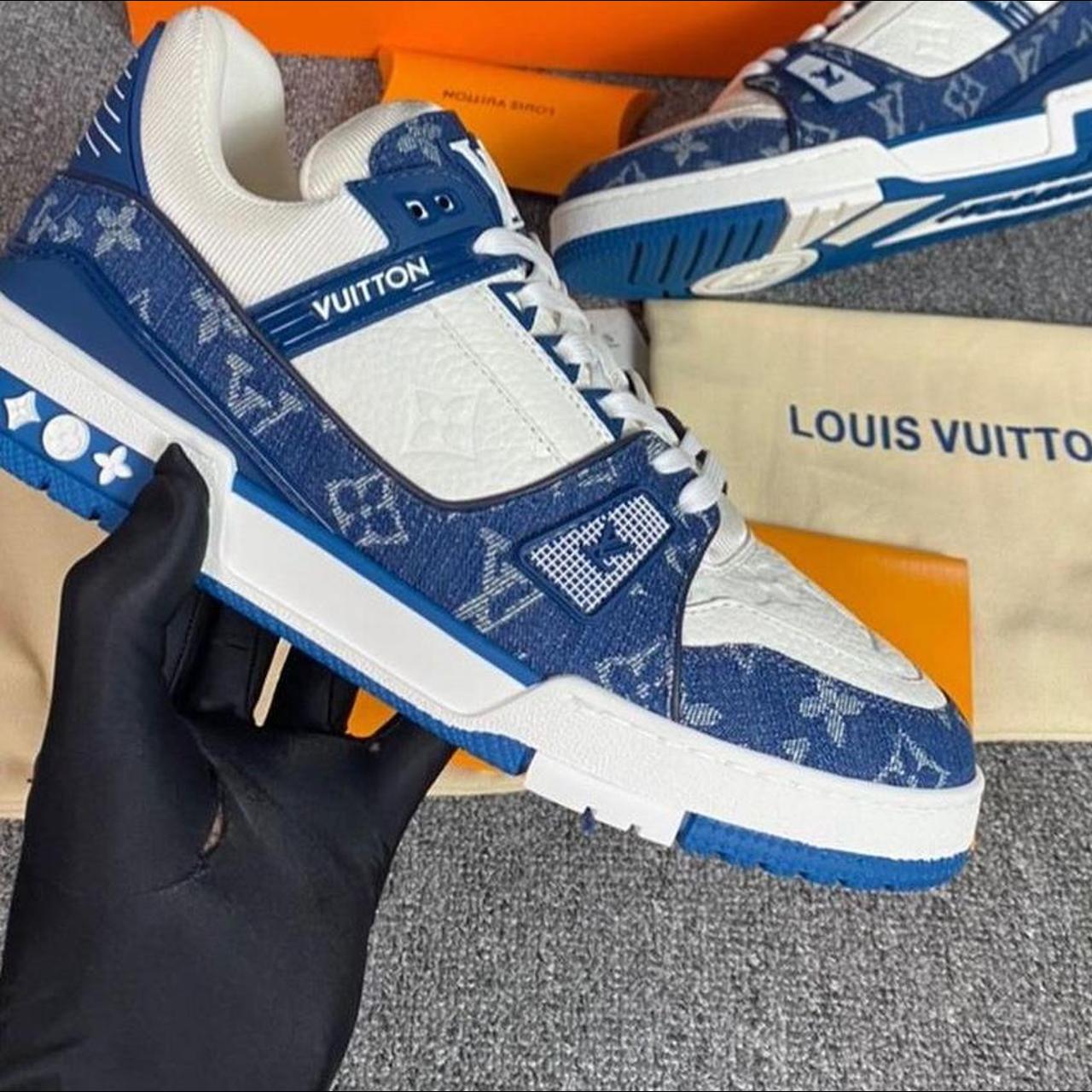 Unisex Vans LV Louis Vuitton Custom Sneakers. This - Depop