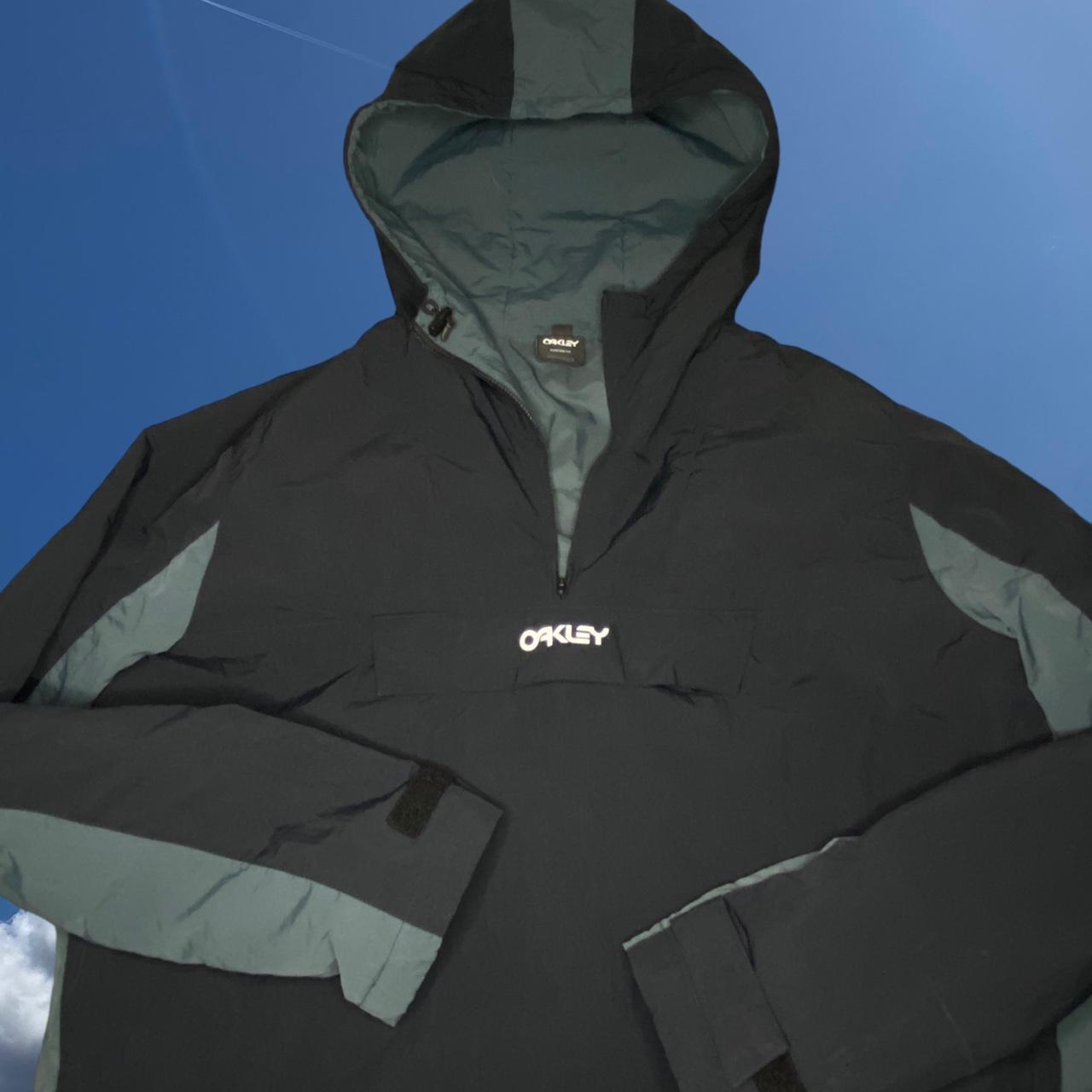 waterproof oakley jacket. has a layer of... Depop