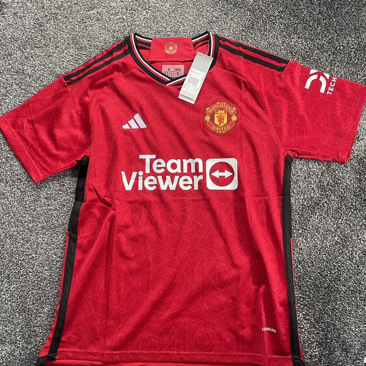 Man United Home Shirt 23/24 Sizes available,... - Depop