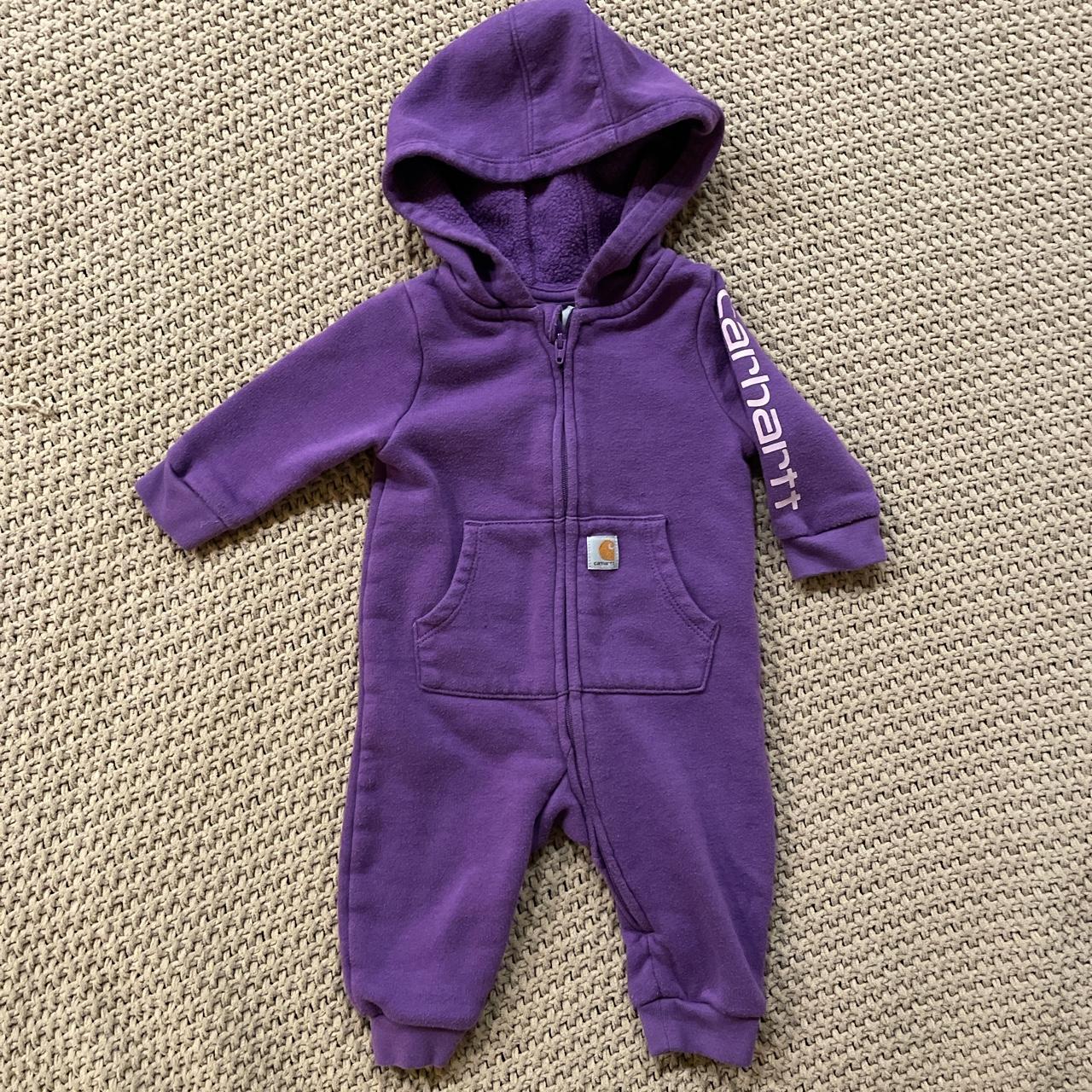 Baby Carhartt sweat suit romper Size 3... Depop