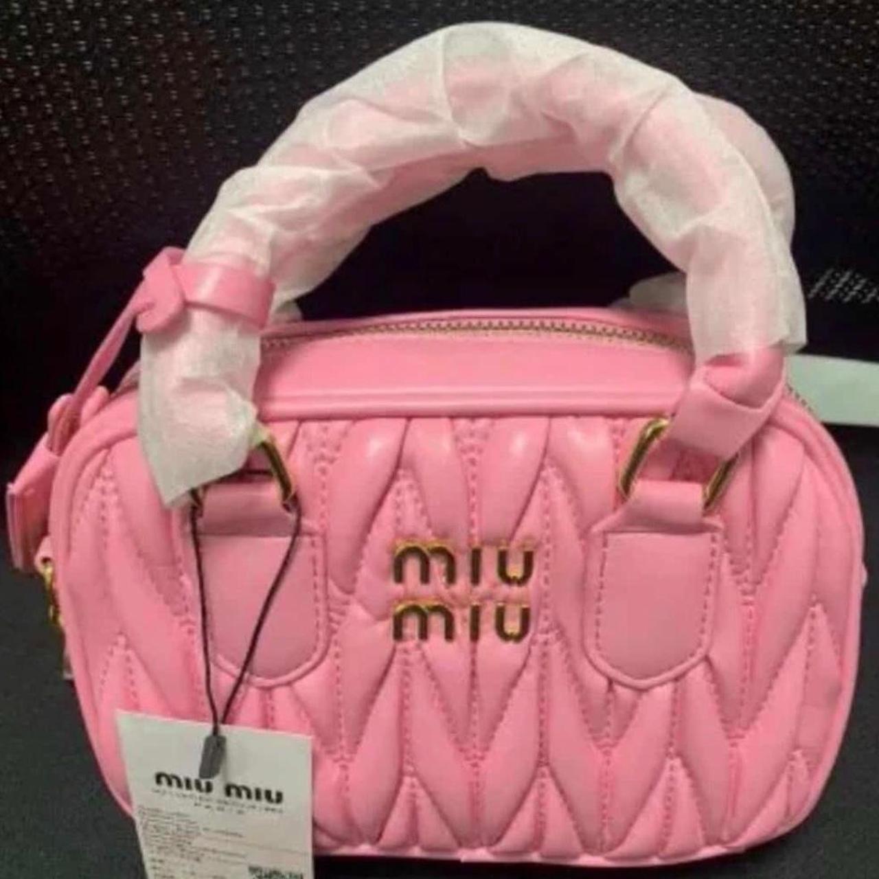 Miu Miu Women's Accessories - Pink – Miu Miu pink… - image 1