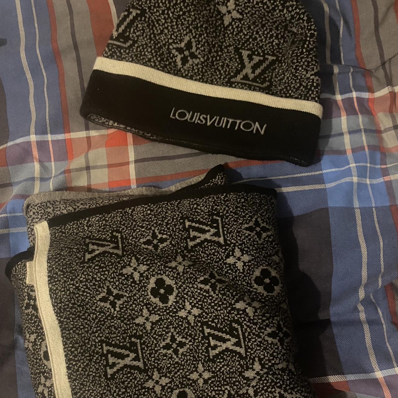 LV Hat and Scarf set Excellent Condition Depop