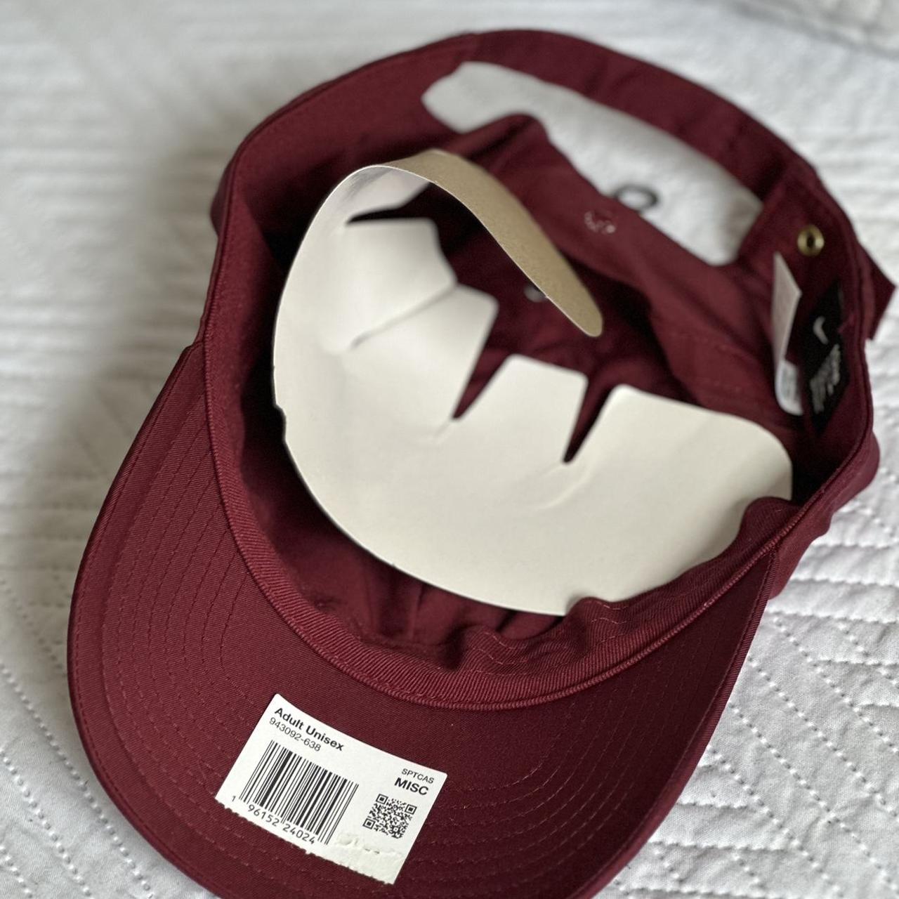 nike hat burgundy
