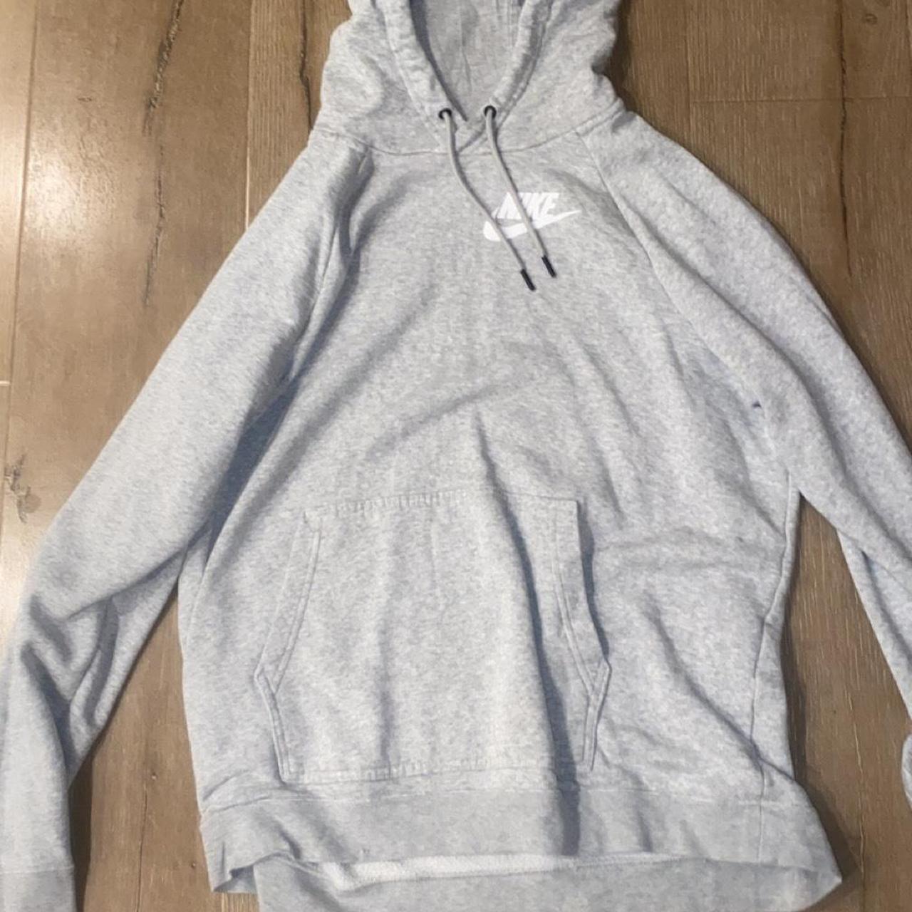 mens grey nike pullover hoodie