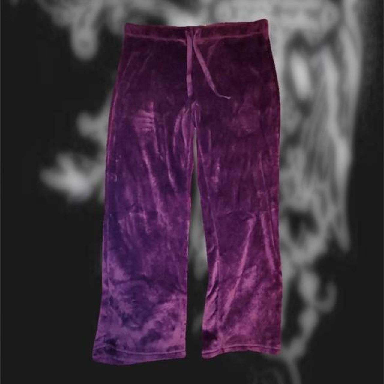 Faded Glory sleepwear dark purple pajama pants size - Depop