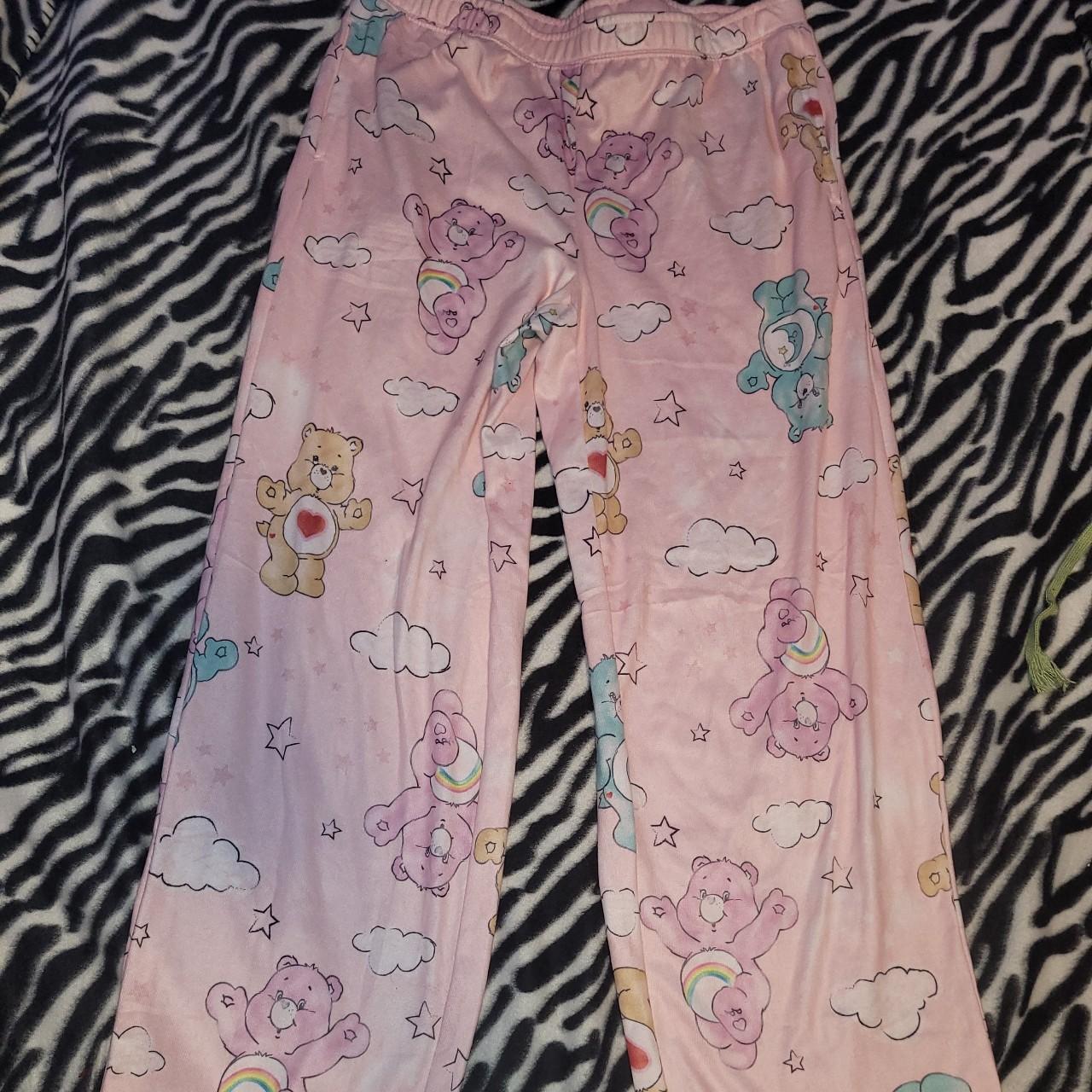 Official care bears pajama pants size women's LARGE... - Depop