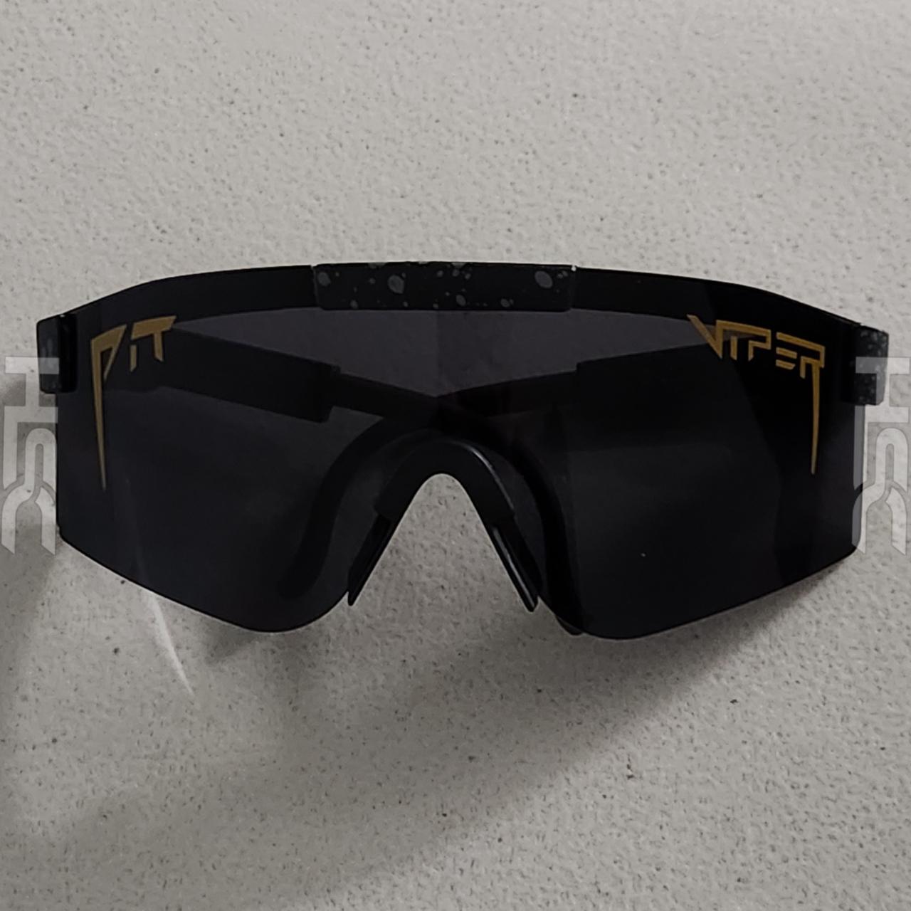 Pit Viper Sunglasses Black Frame Dark Smoke Lens... - Depop