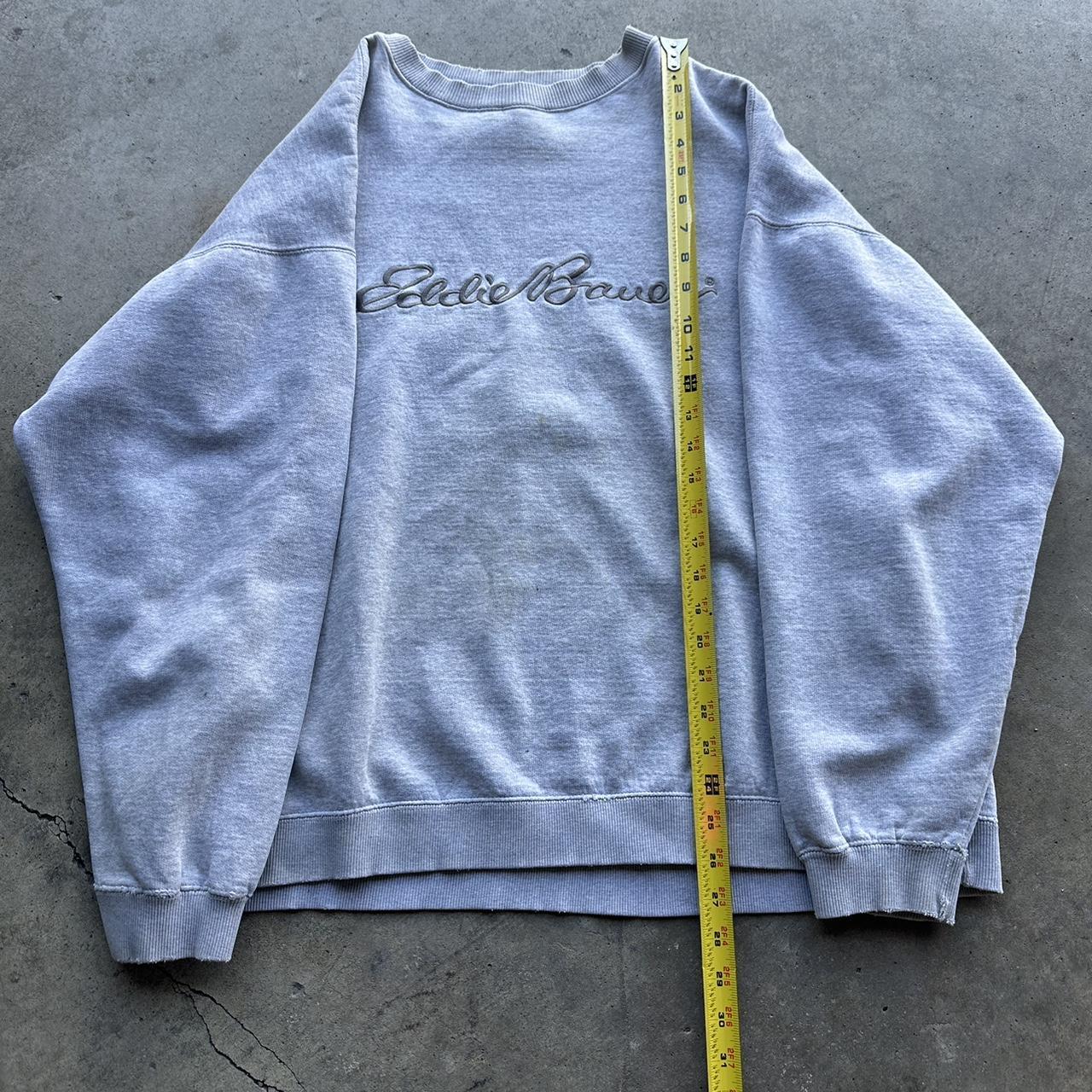 Vintage Eddie Bauer crewneck Size Large Measurements... - Depop