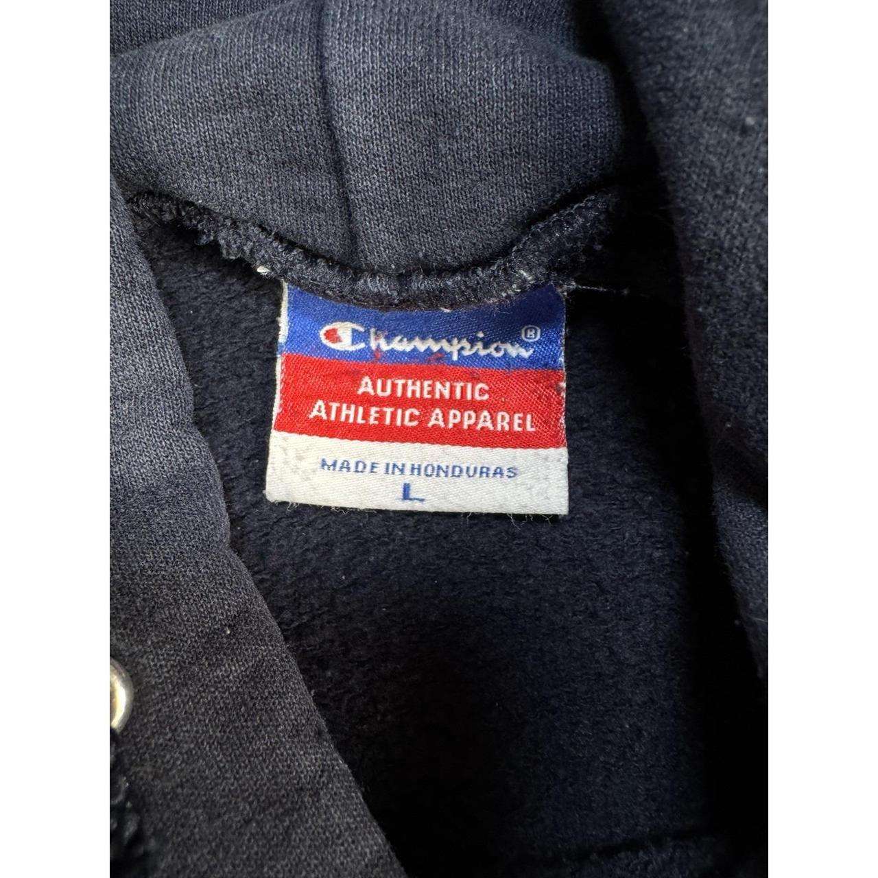 Champion Men's Hoodie - Blue - L – Vtg Champion H… - image 4