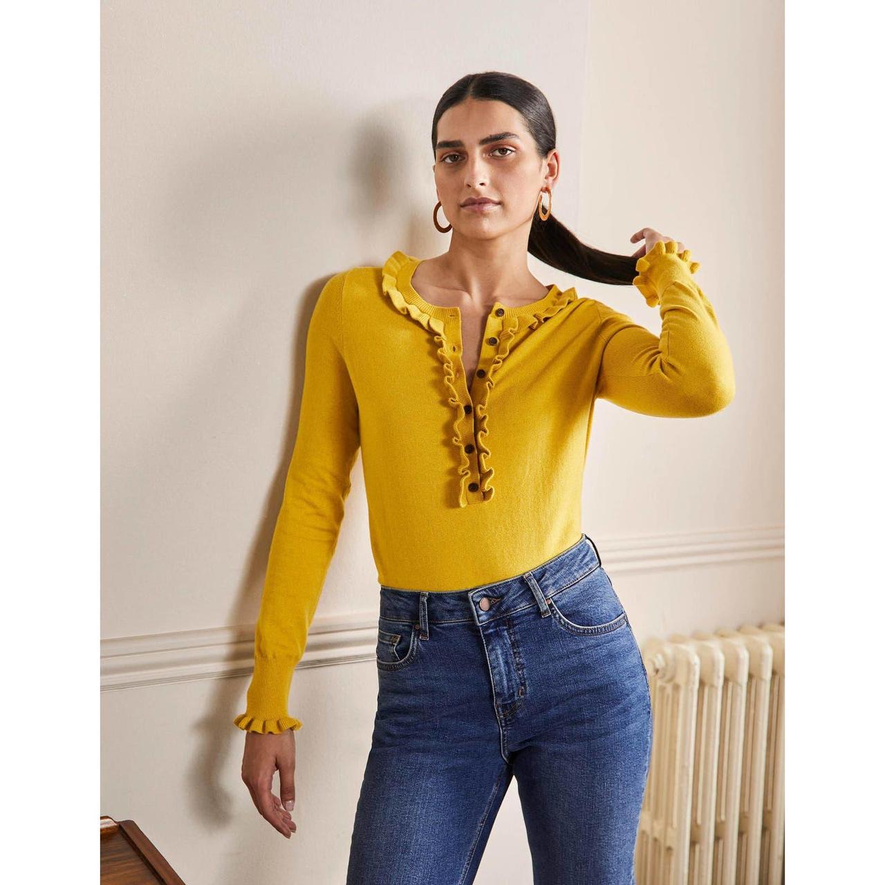 Item: Boden Lara Frilly Henley Long