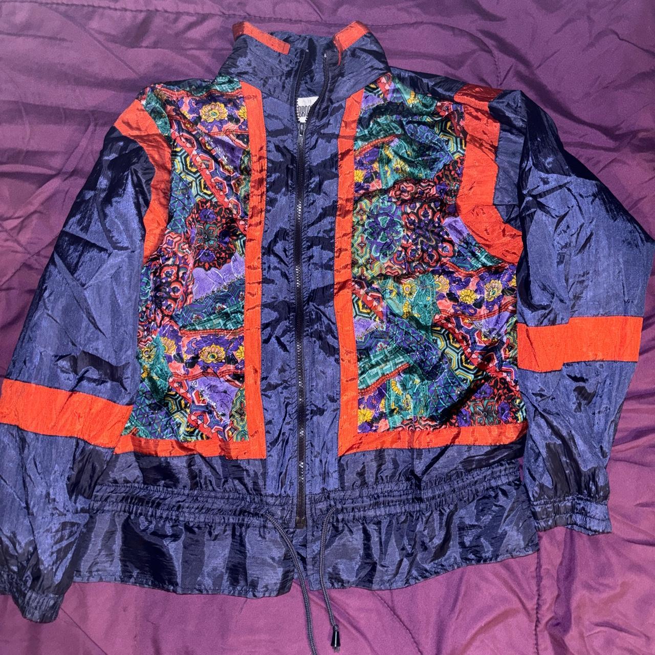 Vintage Lauren Brooke paisley windbreaker… women’s... - Depop