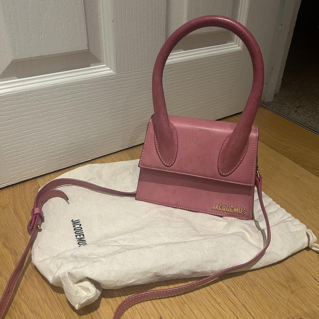 Jacquemus pink chiquito bag with dust bag. Had... - Depop